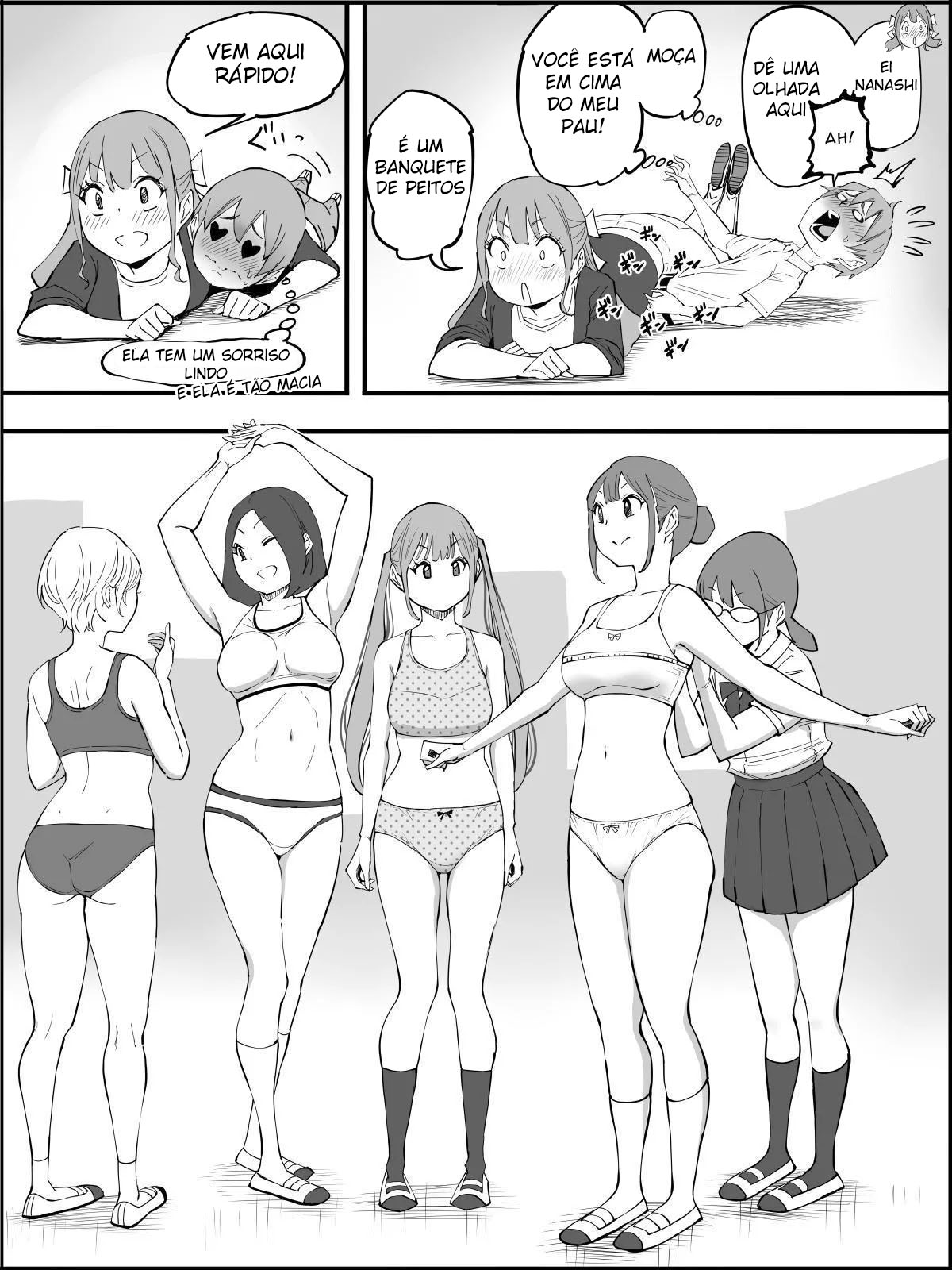 Como Eu Consegui Um Harém de Amigas Sexuais 4 — página 34