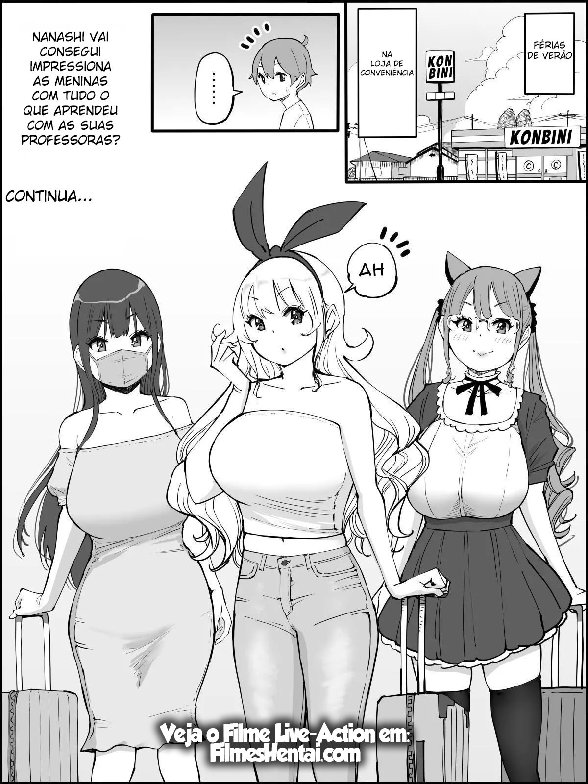 Como Eu Consegui Um Harém de Amigas Sexuais 4 — página 187
