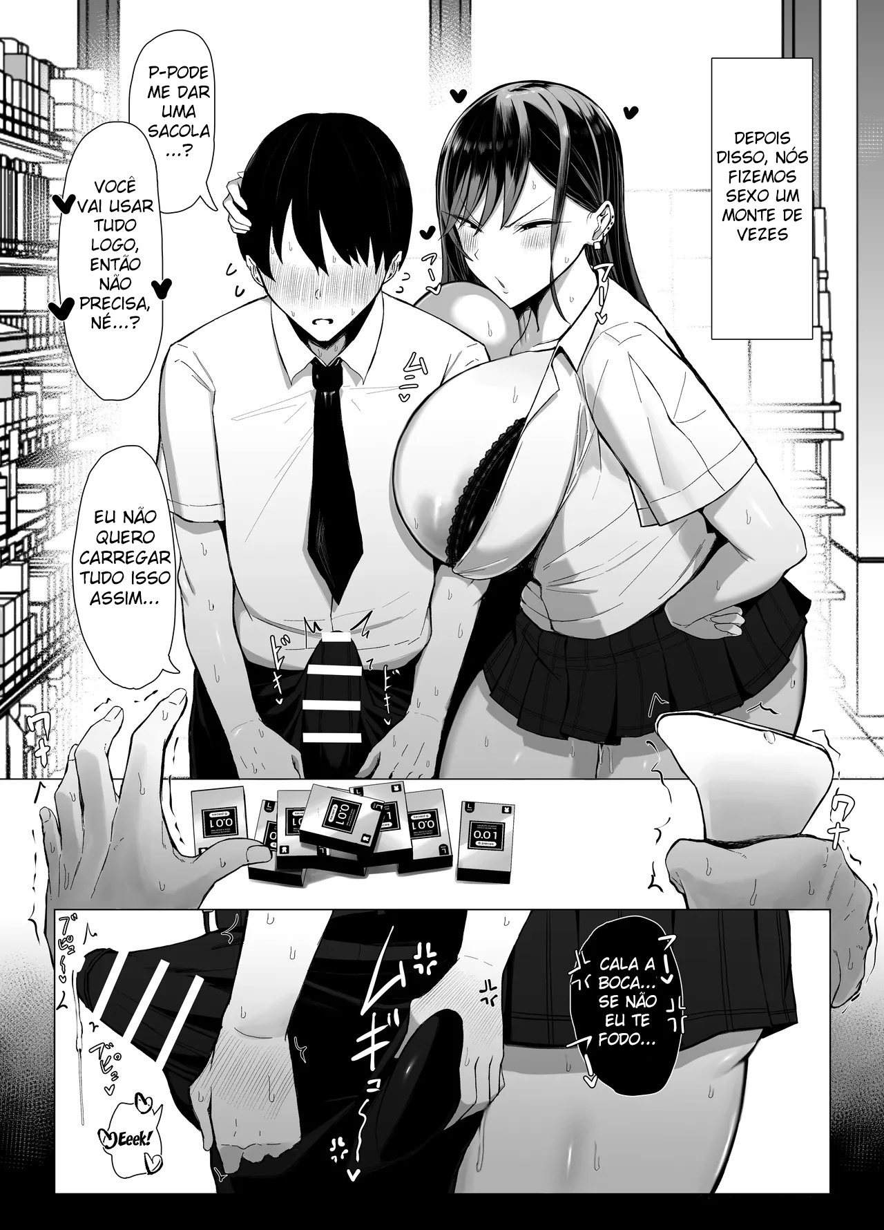 Sexo de Compatibilidade Genética Perfeita Entre a Gyaru e o Otaku — página 49