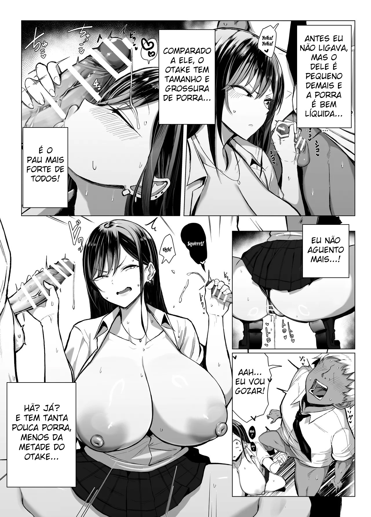 Sexo de Compatibilidade Genética Perfeita Entre a Gyaru e o Otaku — página 63