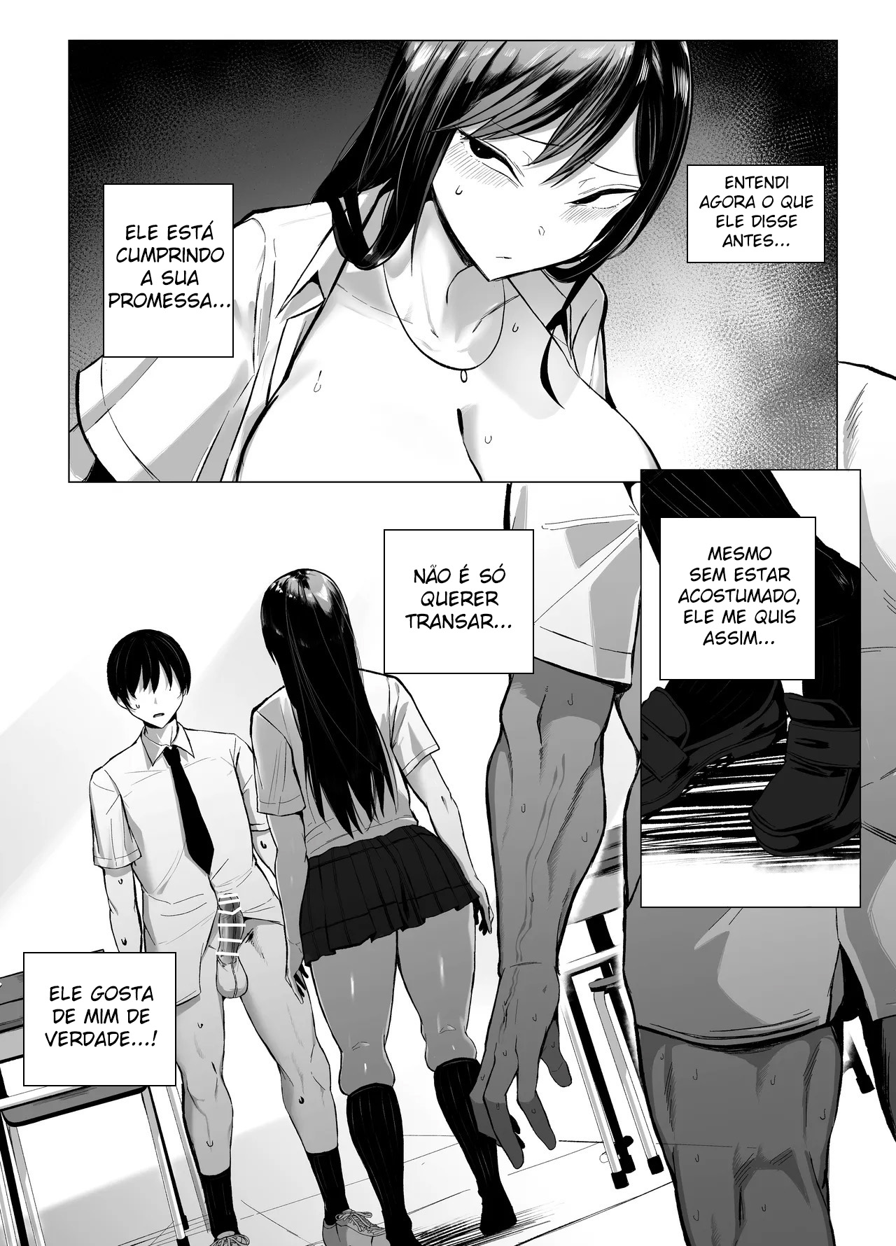 Sexo de Compatibilidade Genética Perfeita Entre a Gyaru e o Otaku — página 65