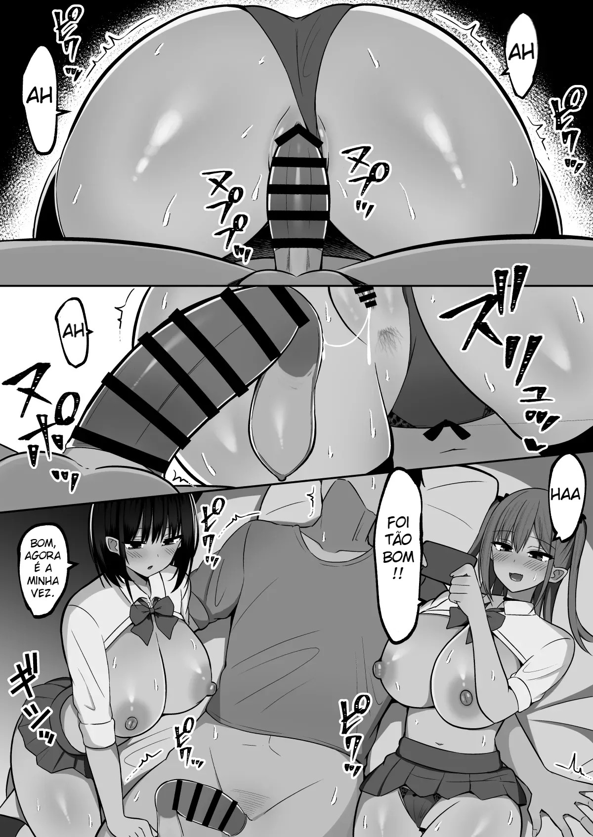 Irmãs Gyaru de Repente ~ A História de Emprestar Meu Pau para Irmãs Gyaru Que Ganhei por Causa do Novo Casamento do Meus Pai ~ — página 7