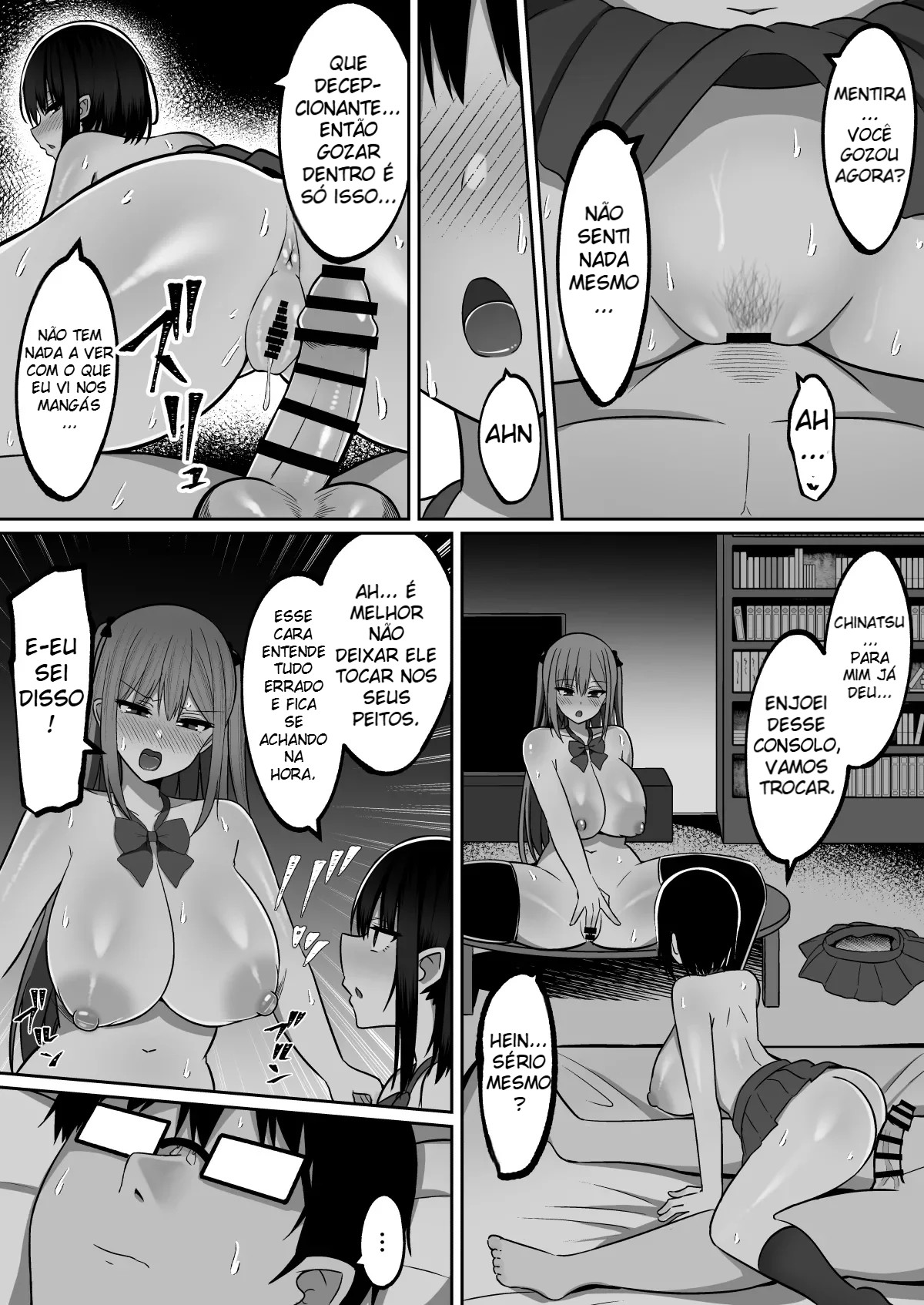 Irmãs Gyaru de Repente ~ A História de Emprestar Meu Pau para Irmãs Gyaru Que Ganhei por Causa do Novo Casamento do Meus Pai ~ — página 29