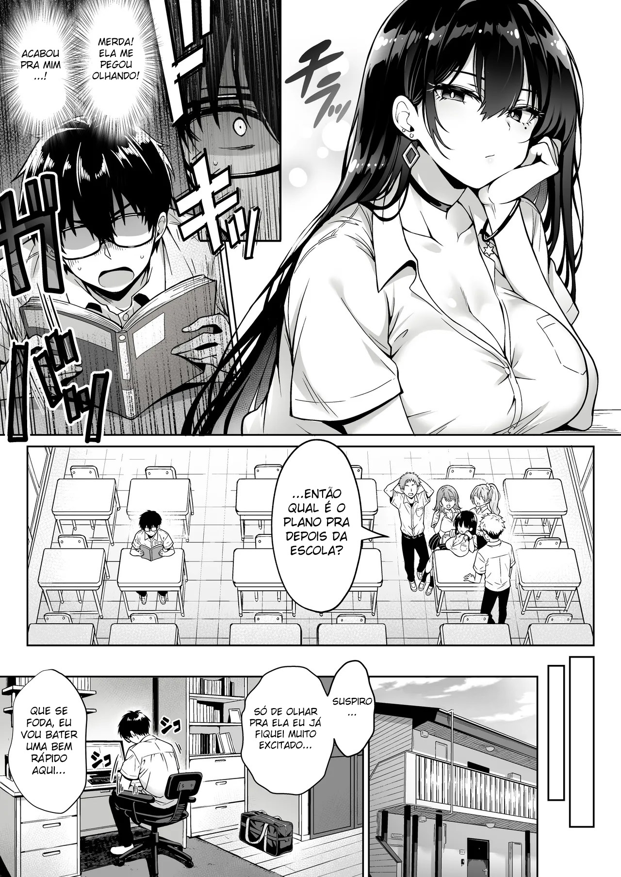 Uma Gyaru Veio Até Minha Casa e Tirou Minha Virgindade — página 4