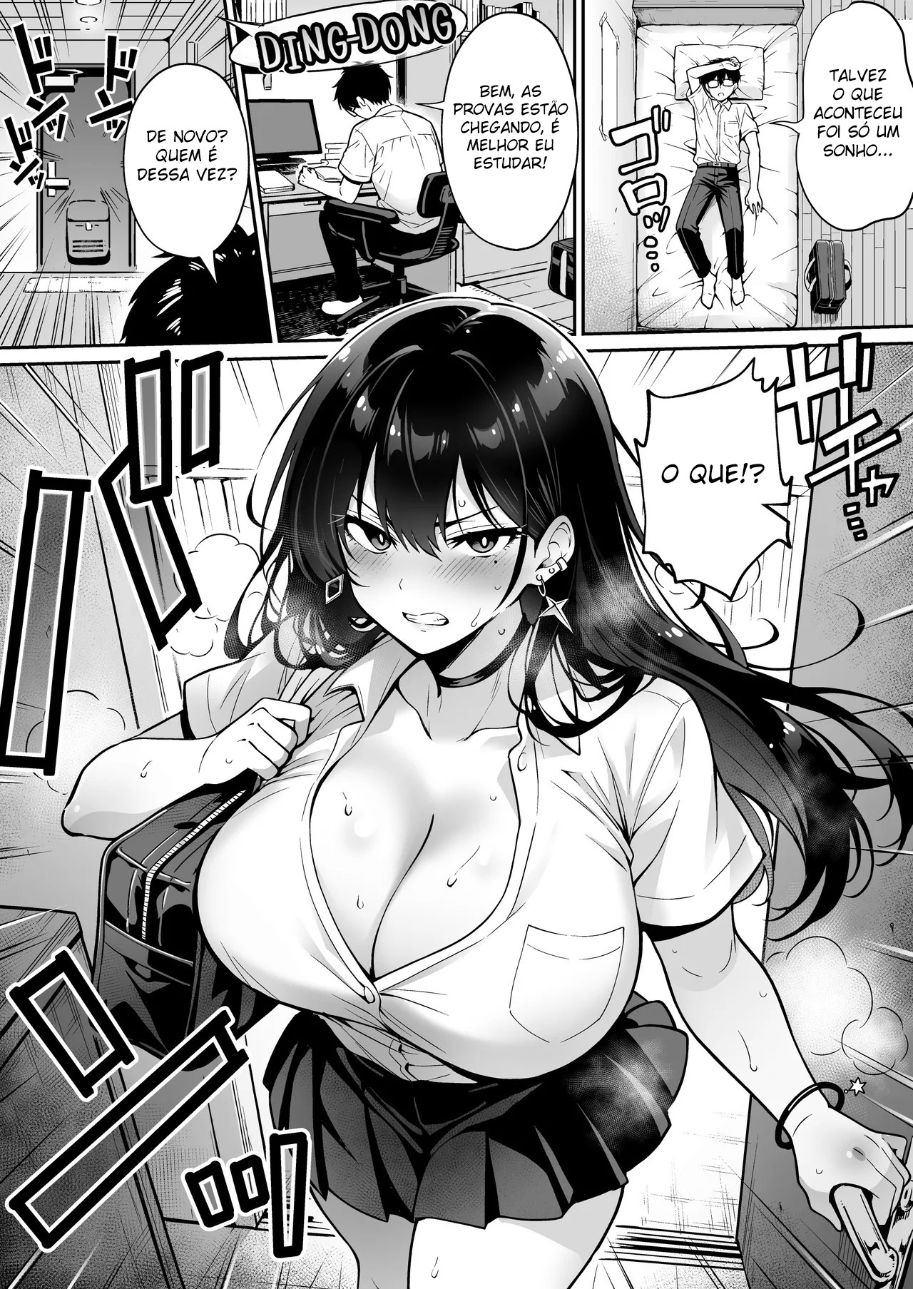 Uma Gyaru Veio Até Minha Casa e Tirou Minha Virgindade — página 21