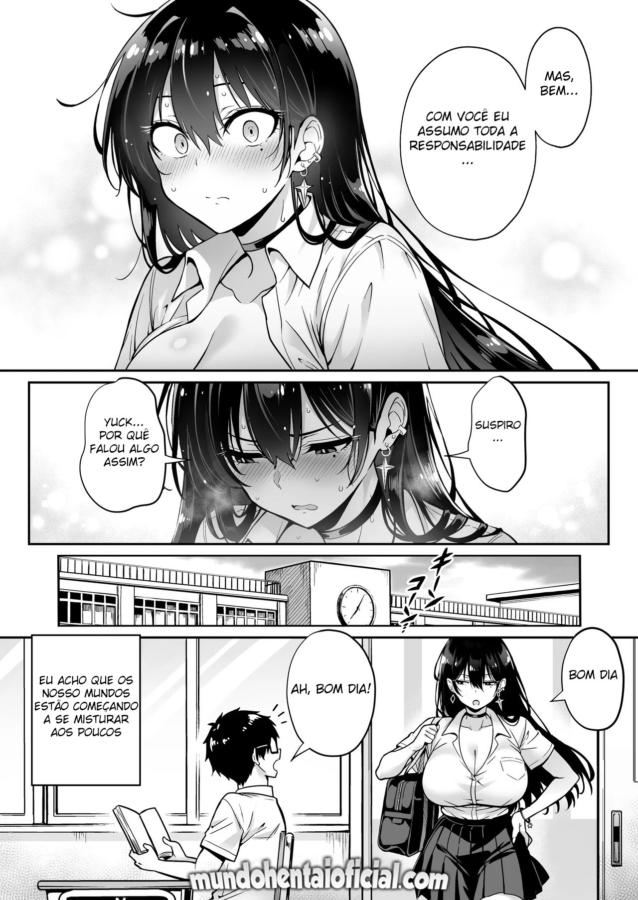 Uma Gyaru Veio Até Minha Casa e Tirou Minha Virgindade — página 39