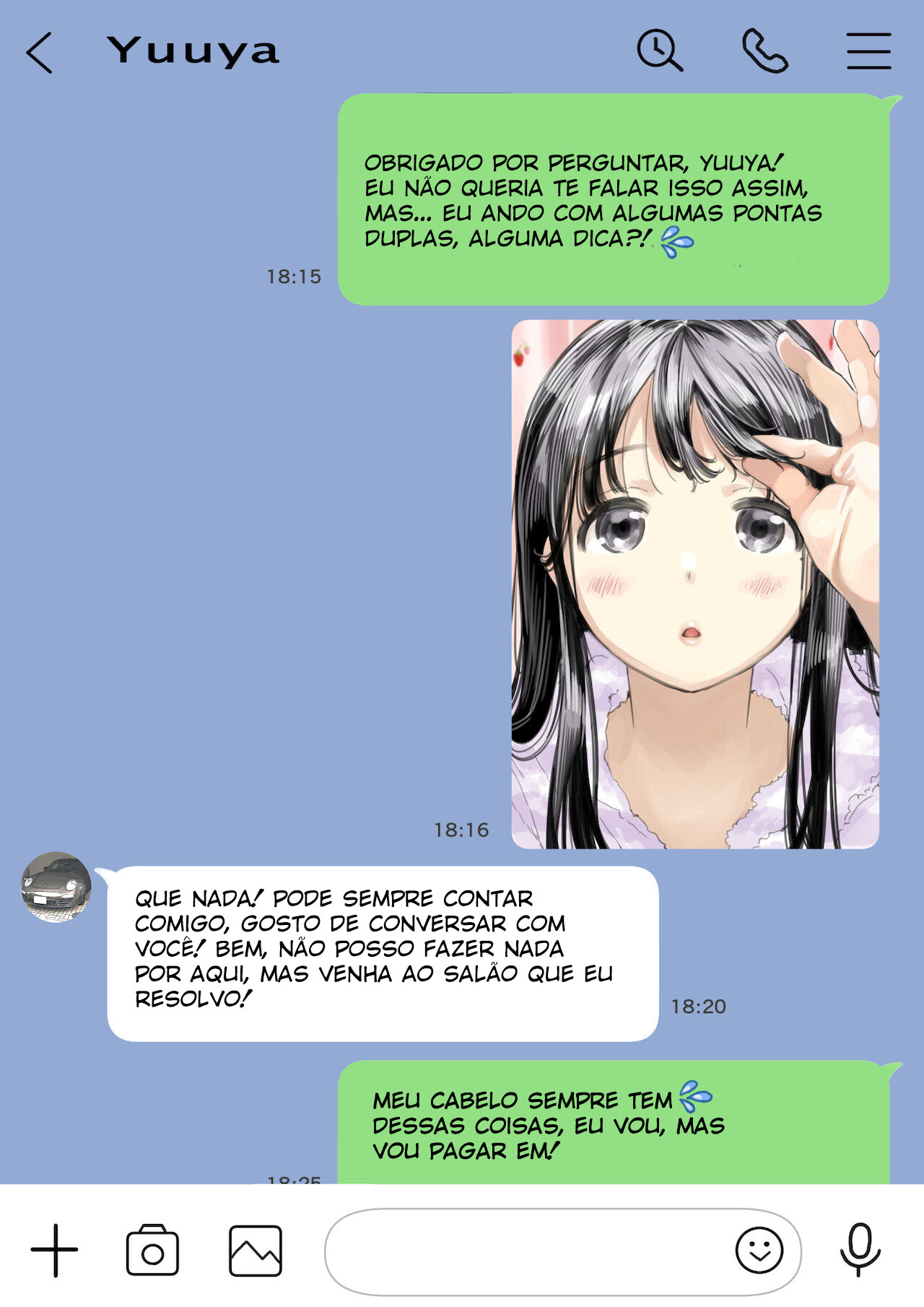 Eu Acabei Bisbilhotando o Celular Dela — página 33