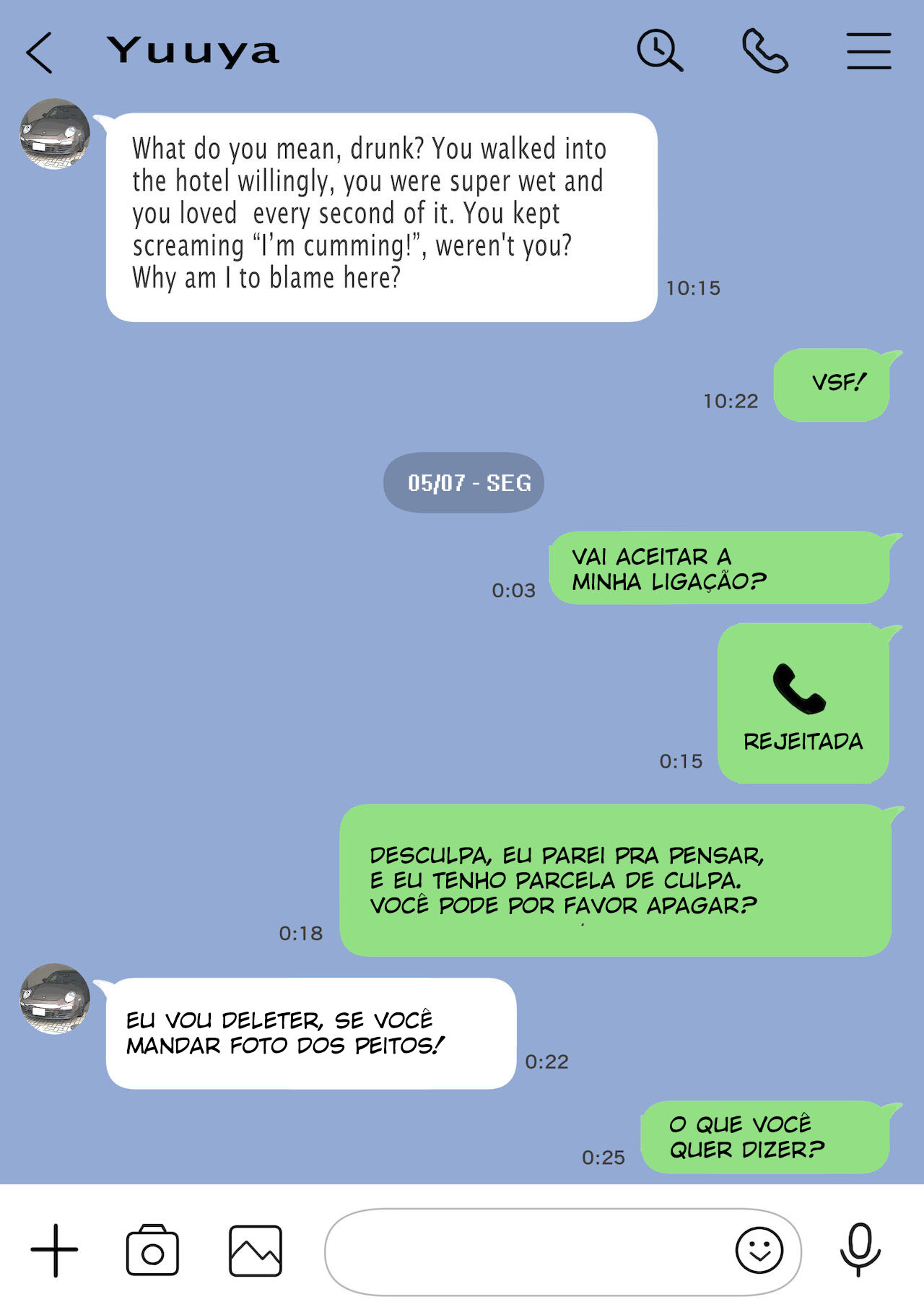 Eu Acabei Bisbilhotando o Celular Dela — página 39