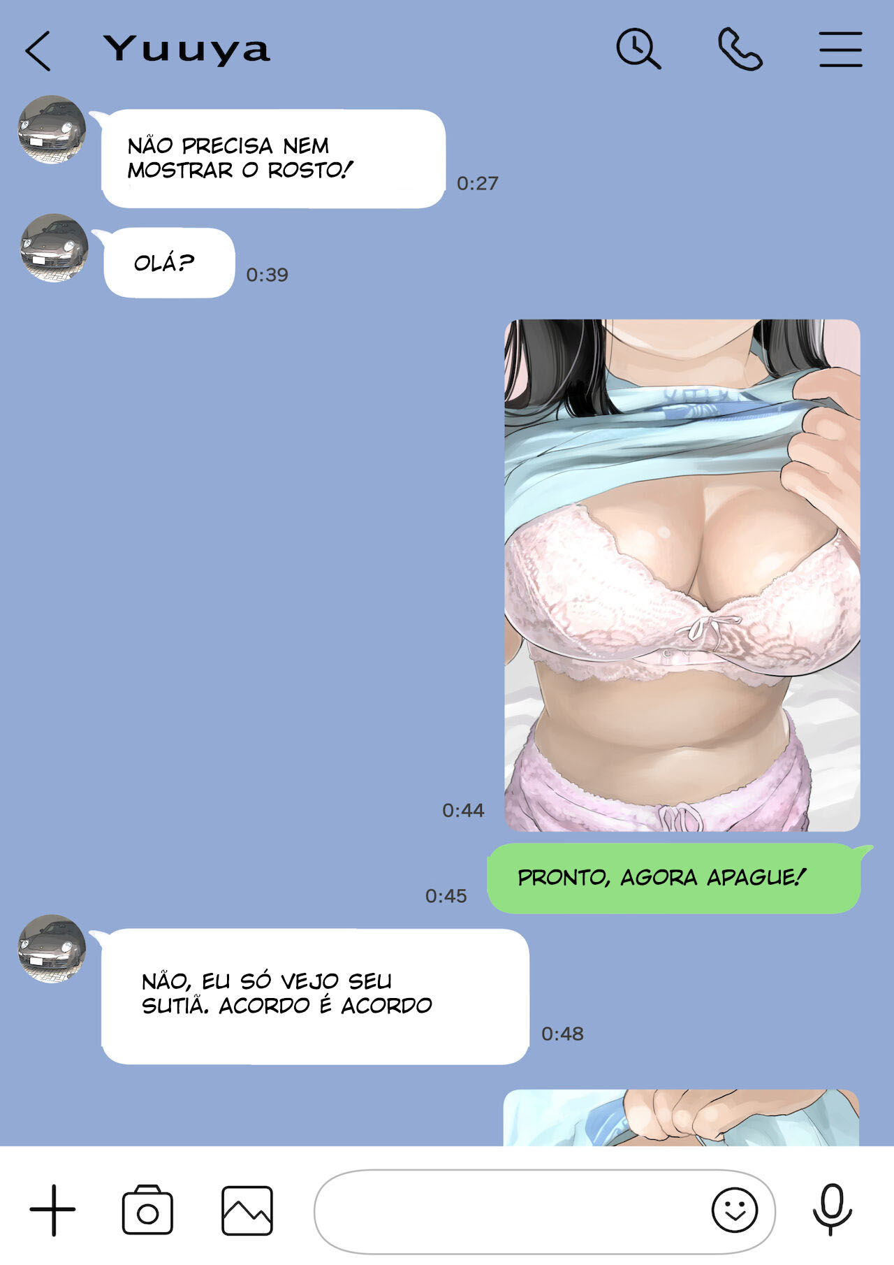 Eu Acabei Bisbilhotando o Celular Dela — página 40