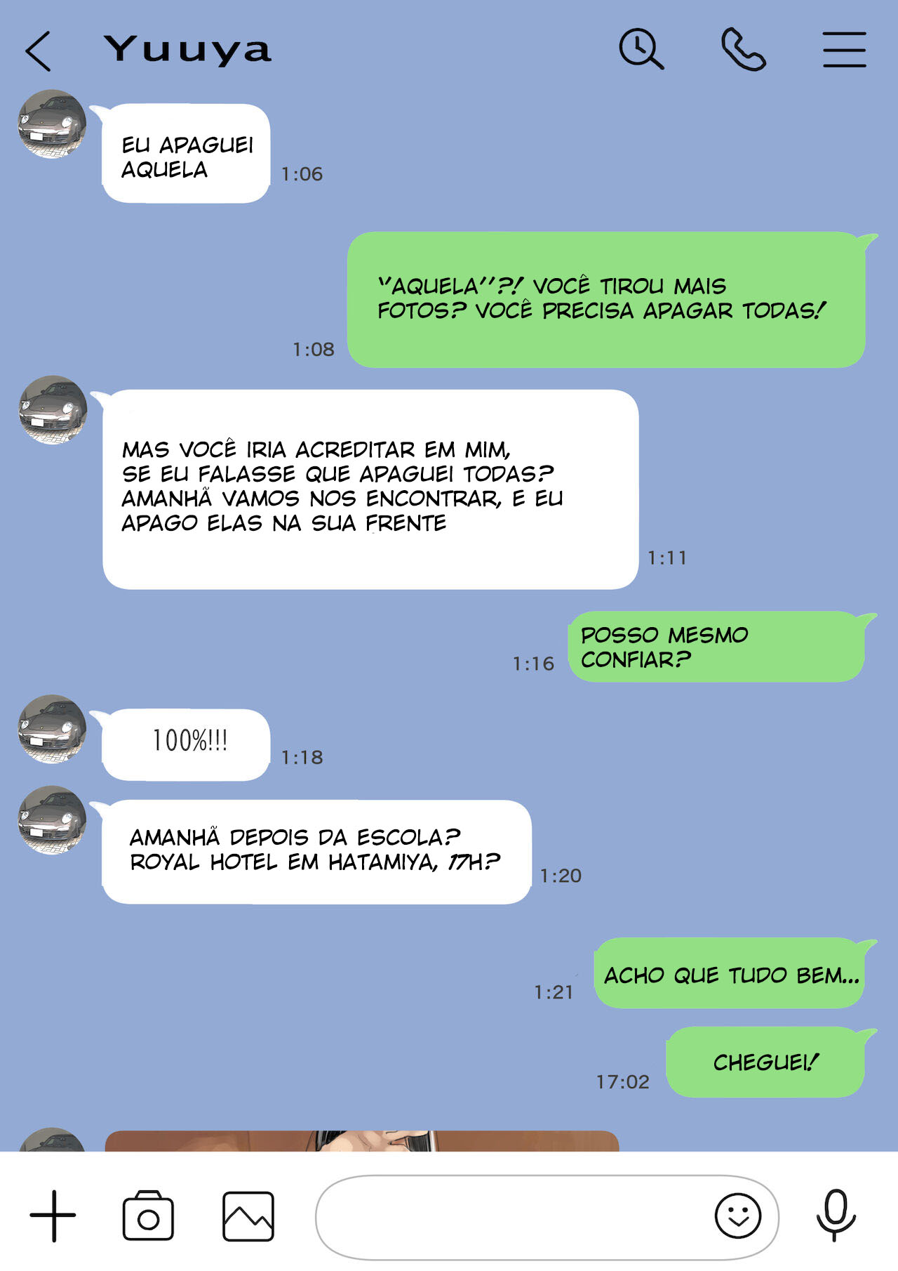 Eu Acabei Bisbilhotando o Celular Dela — página 42