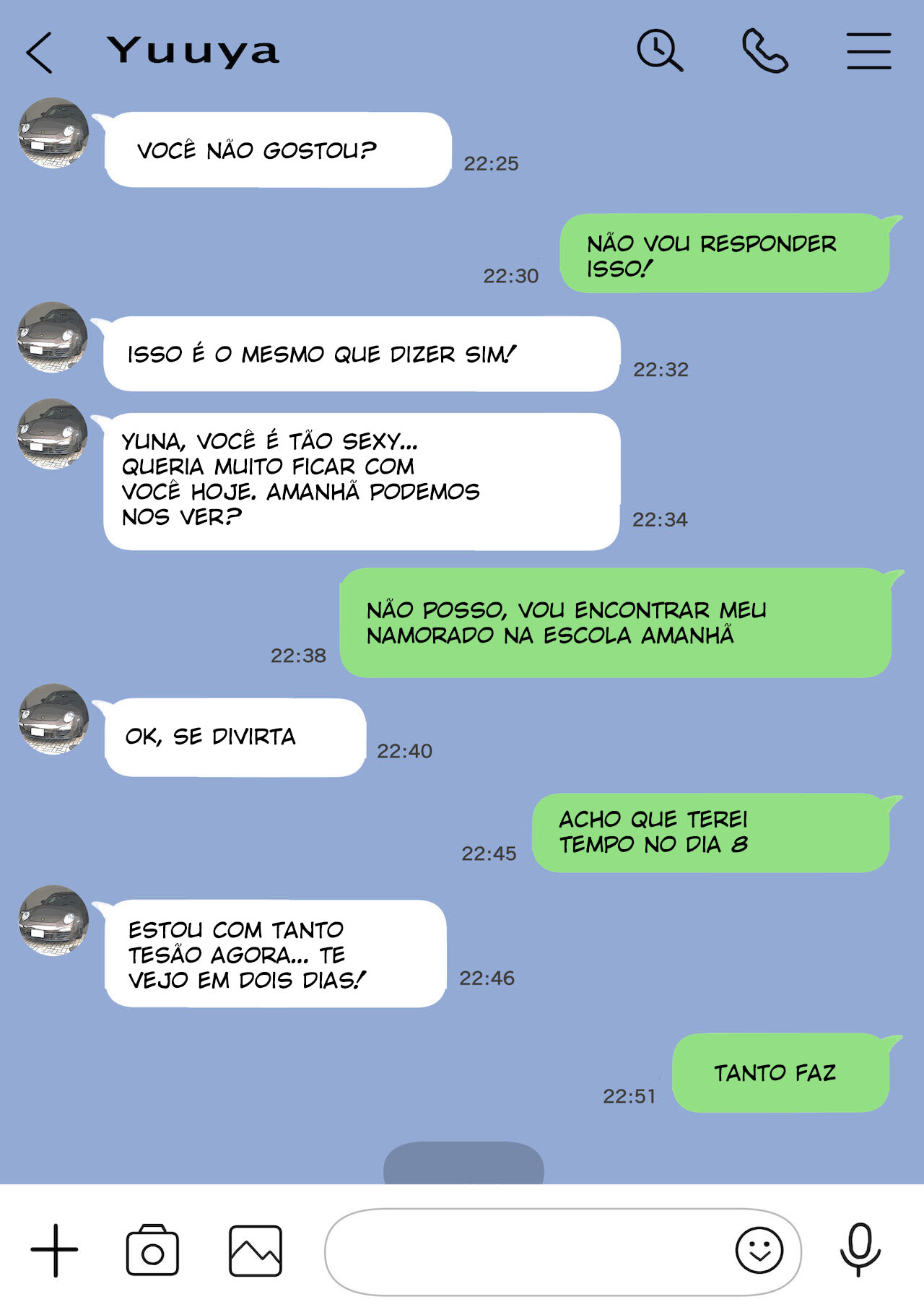 Eu Acabei Bisbilhotando o Celular Dela — página 44
