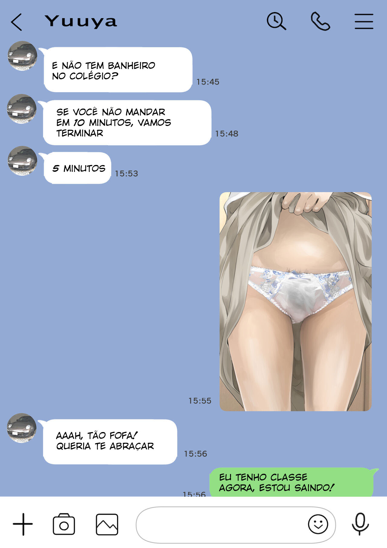 Eu Acabei Bisbilhotando o Celular Dela — página 46