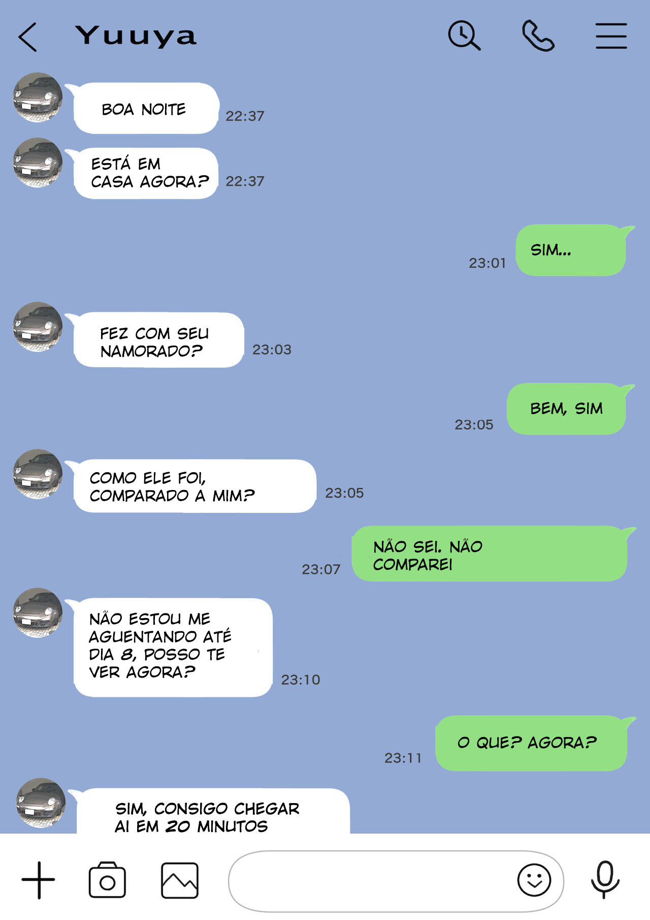 Eu Acabei Bisbilhotando o Celular Dela — página 47
