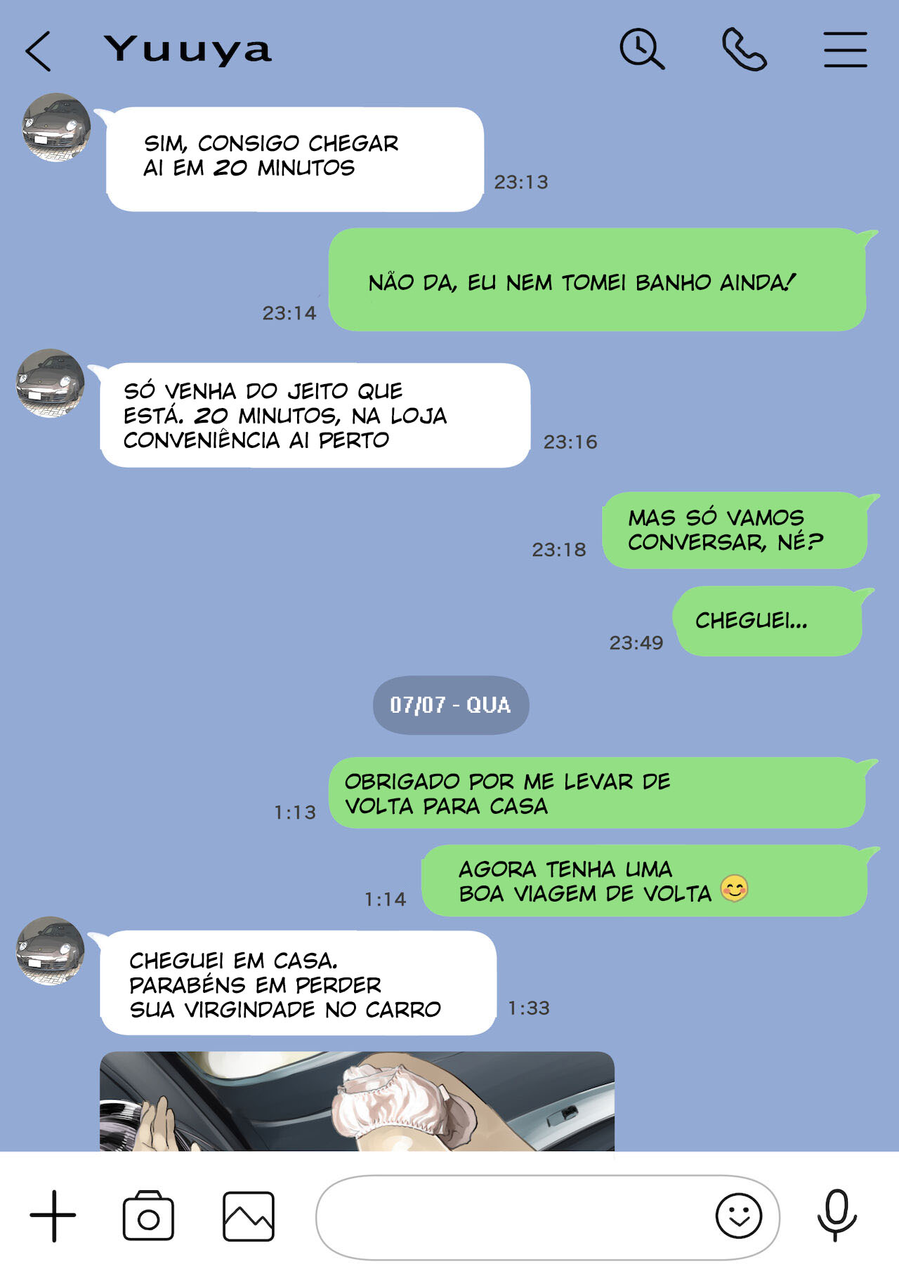 Eu Acabei Bisbilhotando o Celular Dela — página 48