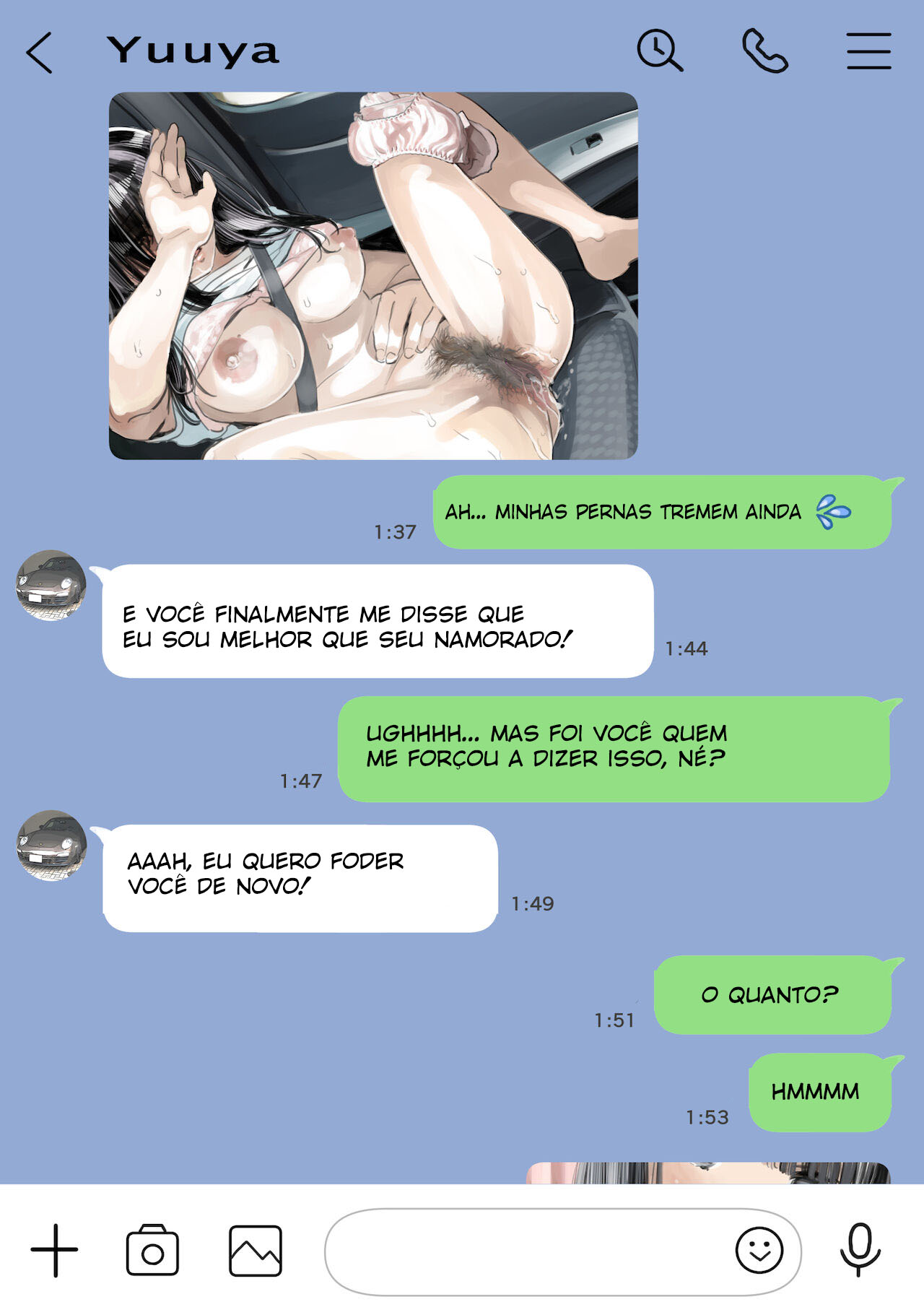 Eu Acabei Bisbilhotando o Celular Dela — página 49