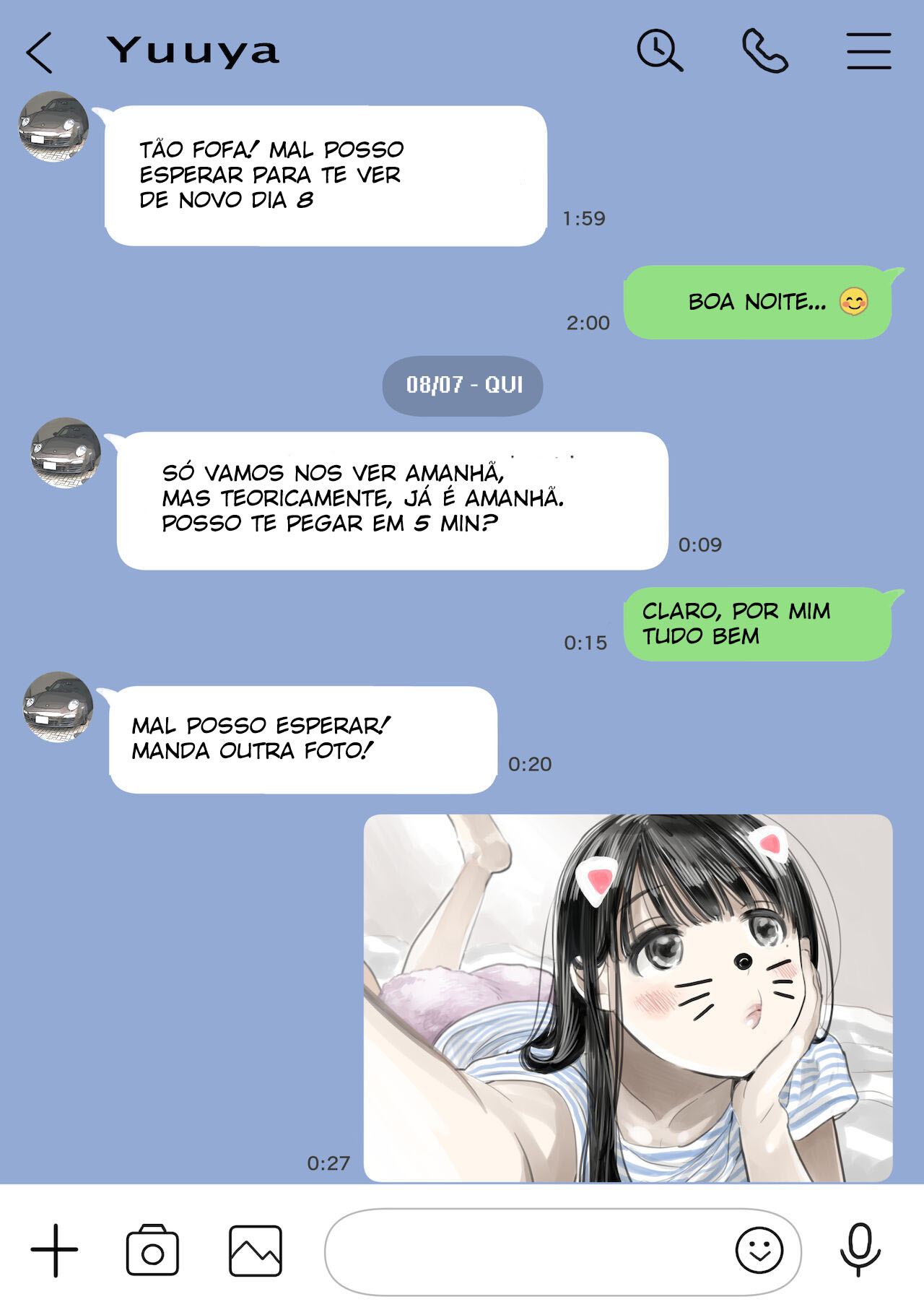Eu Acabei Bisbilhotando o Celular Dela — página 51