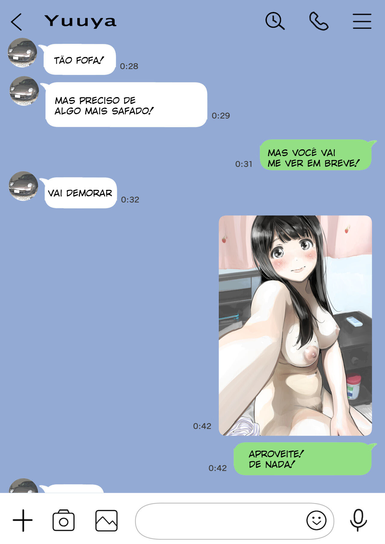 Eu Acabei Bisbilhotando o Celular Dela — página 52