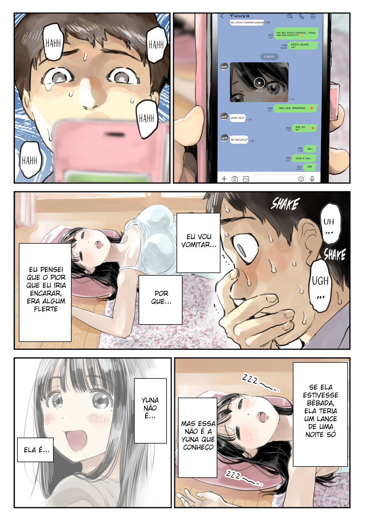 Eu Acabei Bisbilhotando o Celular Dela — página 55