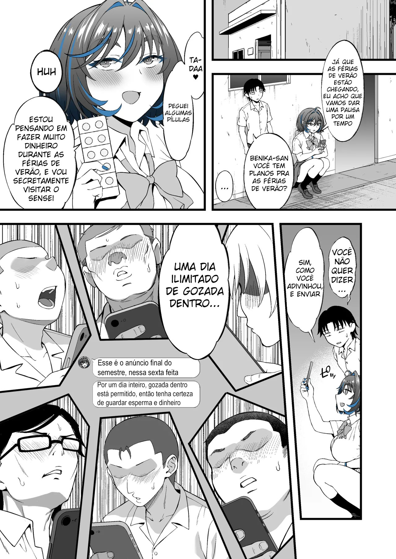 O Caso da Gyaru Que Eu Gosto da Minha Classe Estar Fazendo Programas Atrás da Escola — página 28