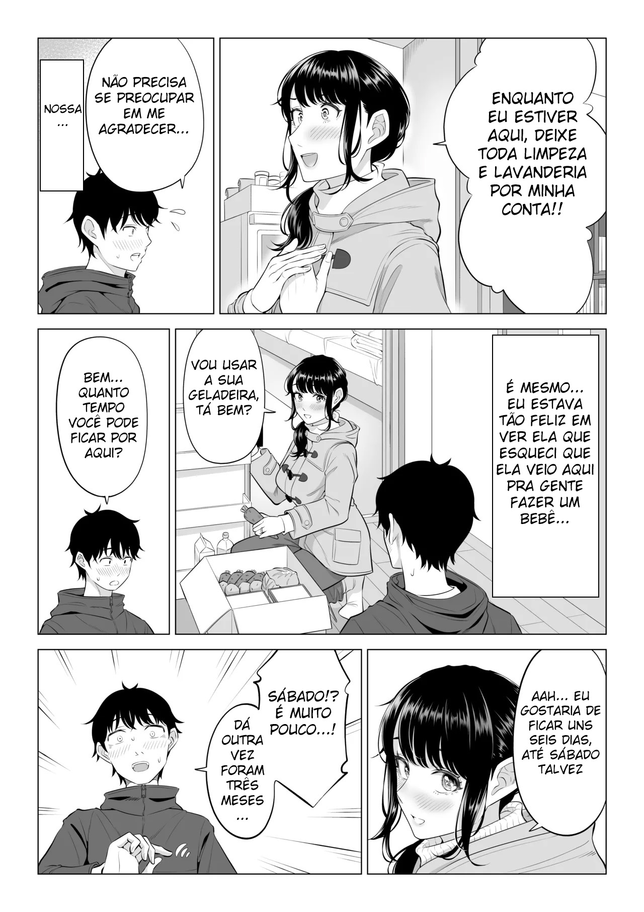A Dona de Casa Shizuka Tachibana, Que Pediu A Doação da Minha Porra, Não Entende De Nada! – Parte 2 — página 12