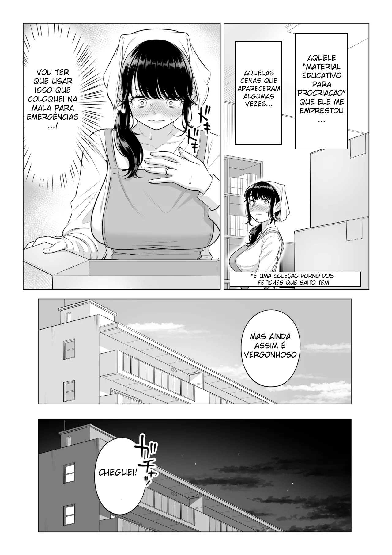 A Dona de Casa Shizuka Tachibana, Que Pediu A Doação da Minha Porra, Não Entende De Nada! – Parte 2 — página 55