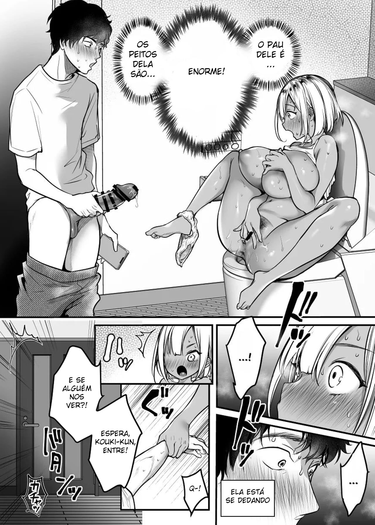 Banheiro Sexual: A Garota Gyaru que Está Hospedada Em Minha Casa E O Banheiro da Minha Casa ♥ — página 10