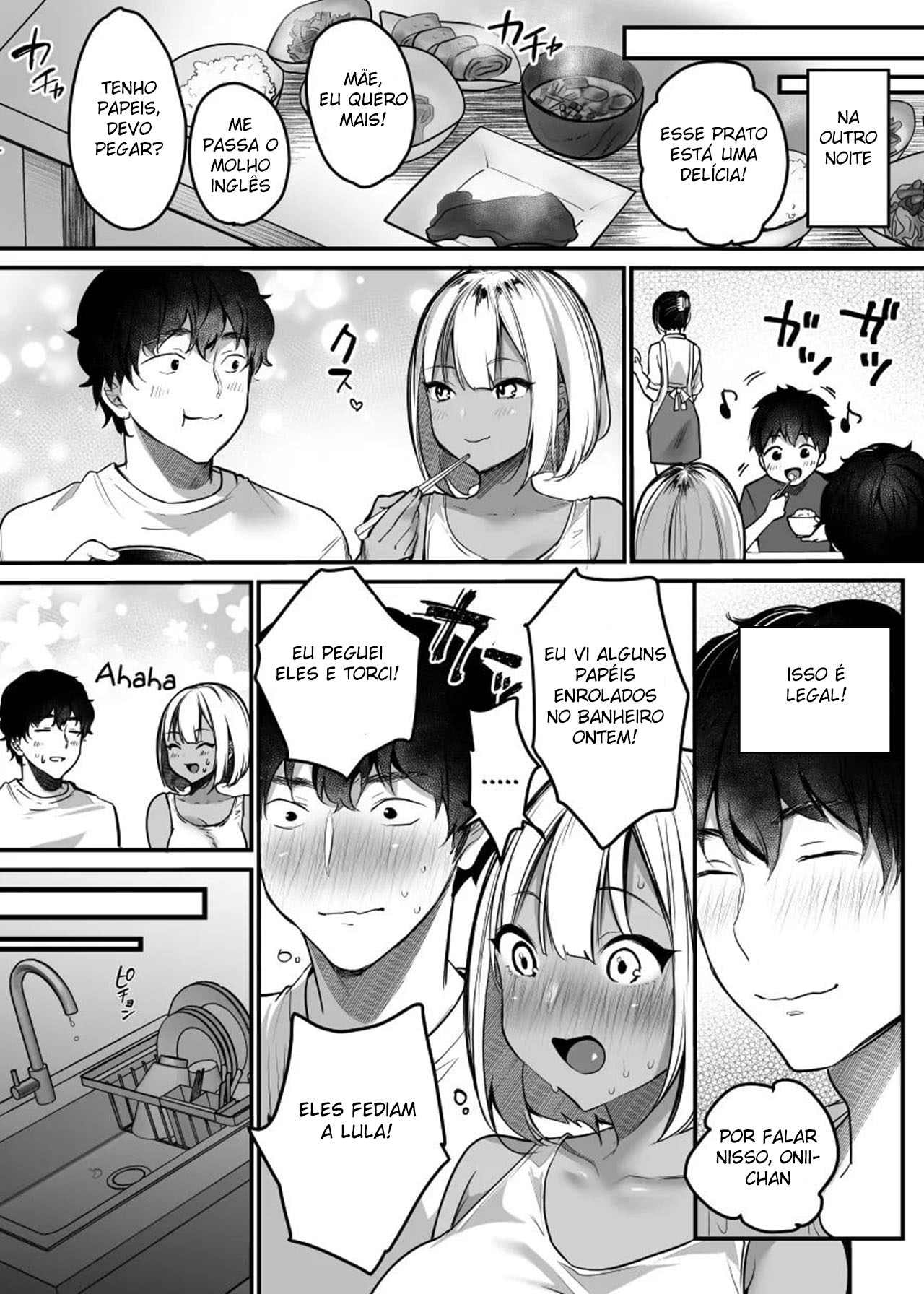 Banheiro Sexual: A Garota Gyaru que Está Hospedada Em Minha Casa E O Banheiro da Minha Casa ♥ — página 46