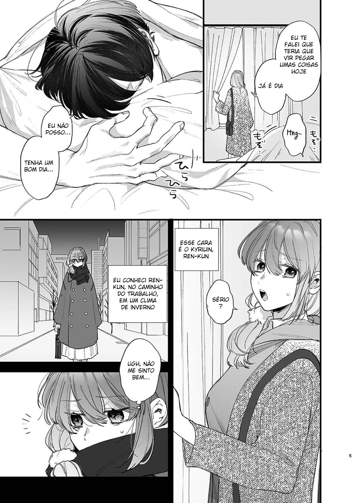 Até Que o Exorcista de Merda Ren-kun, me Conquistou Com Seu Abraço. — página 5
