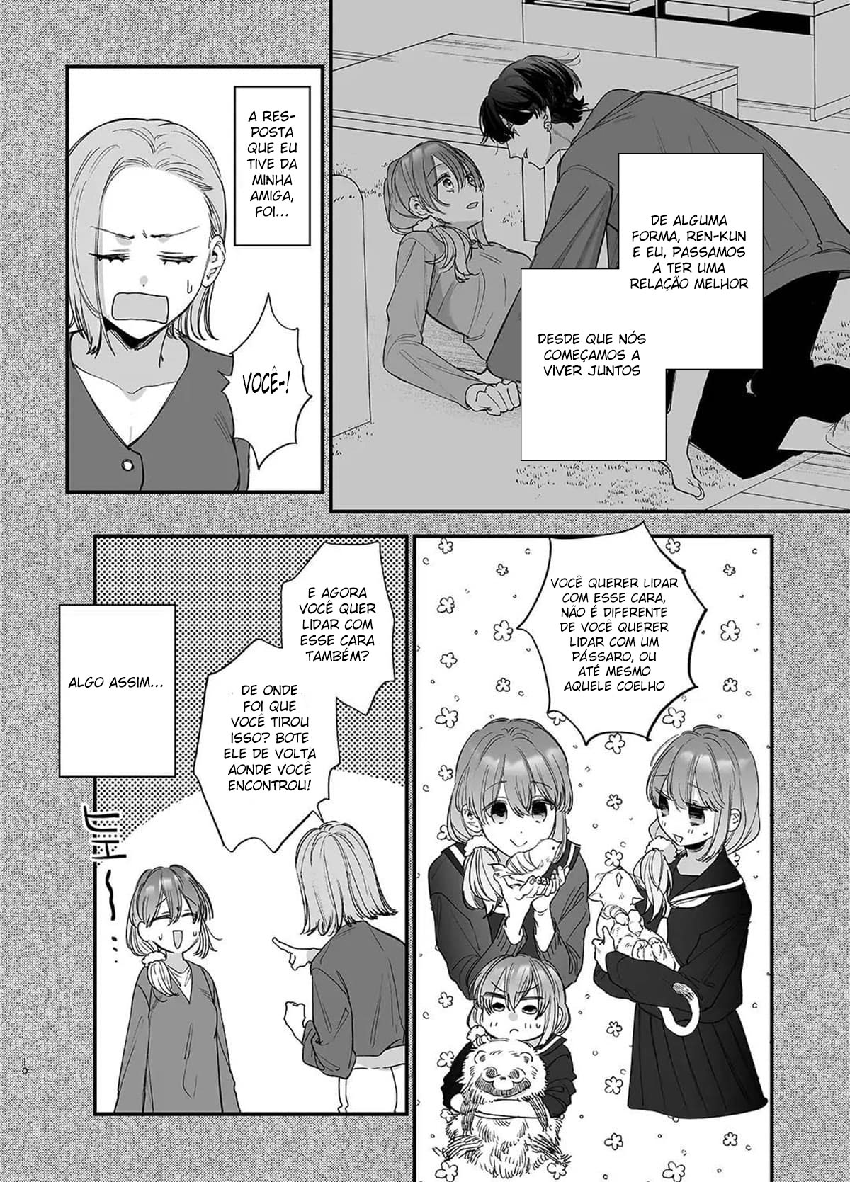 Até Que o Exorcista de Merda Ren-kun, me Conquistou Com Seu Abraço. — página 10