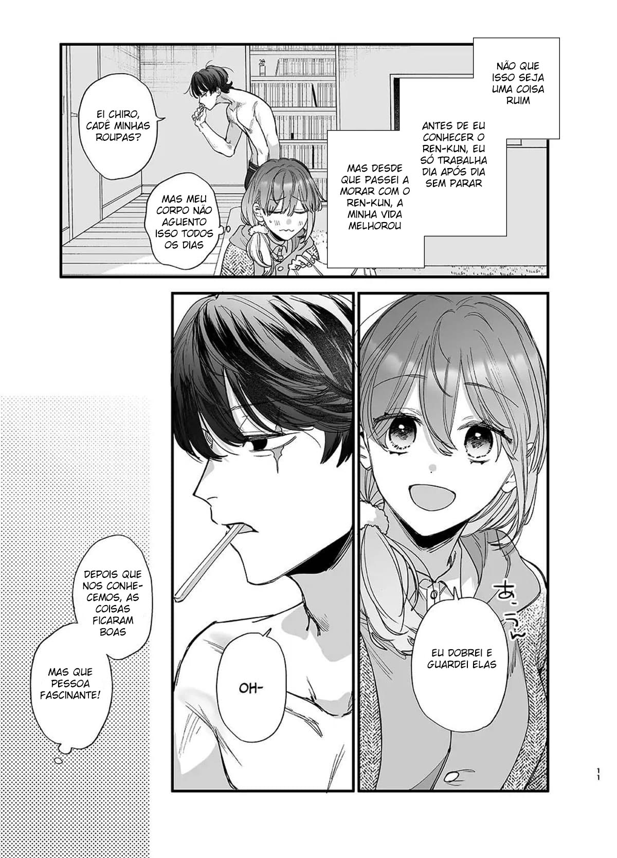 Até Que o Exorcista de Merda Ren-kun, me Conquistou Com Seu Abraço. — página 11