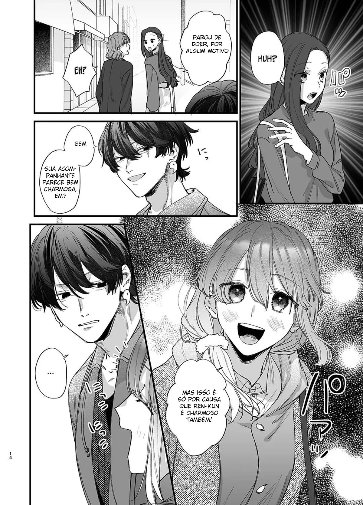 Até Que o Exorcista de Merda Ren-kun, me Conquistou Com Seu Abraço. — página 14