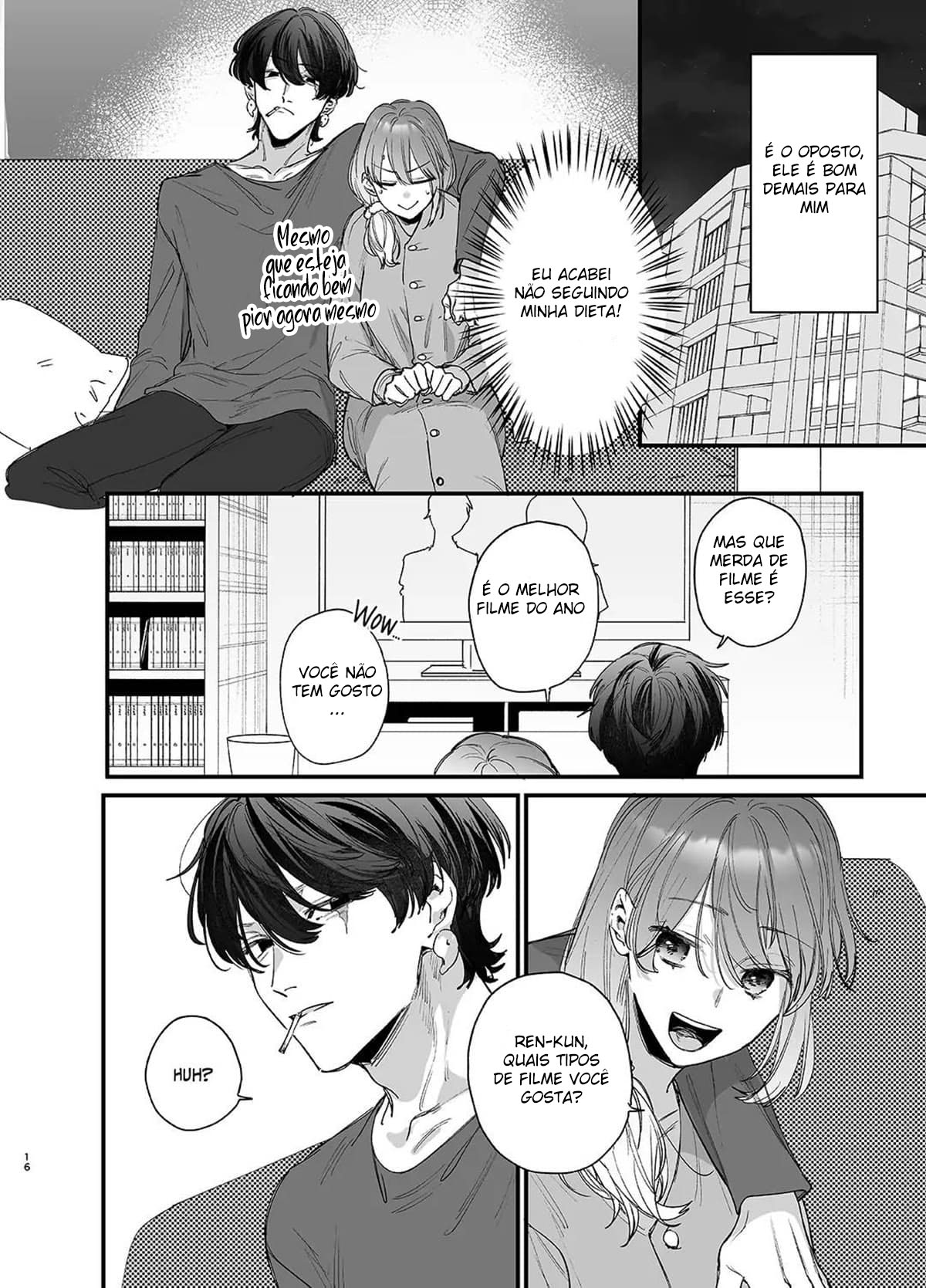 Até Que o Exorcista de Merda Ren-kun, me Conquistou Com Seu Abraço. — página 16