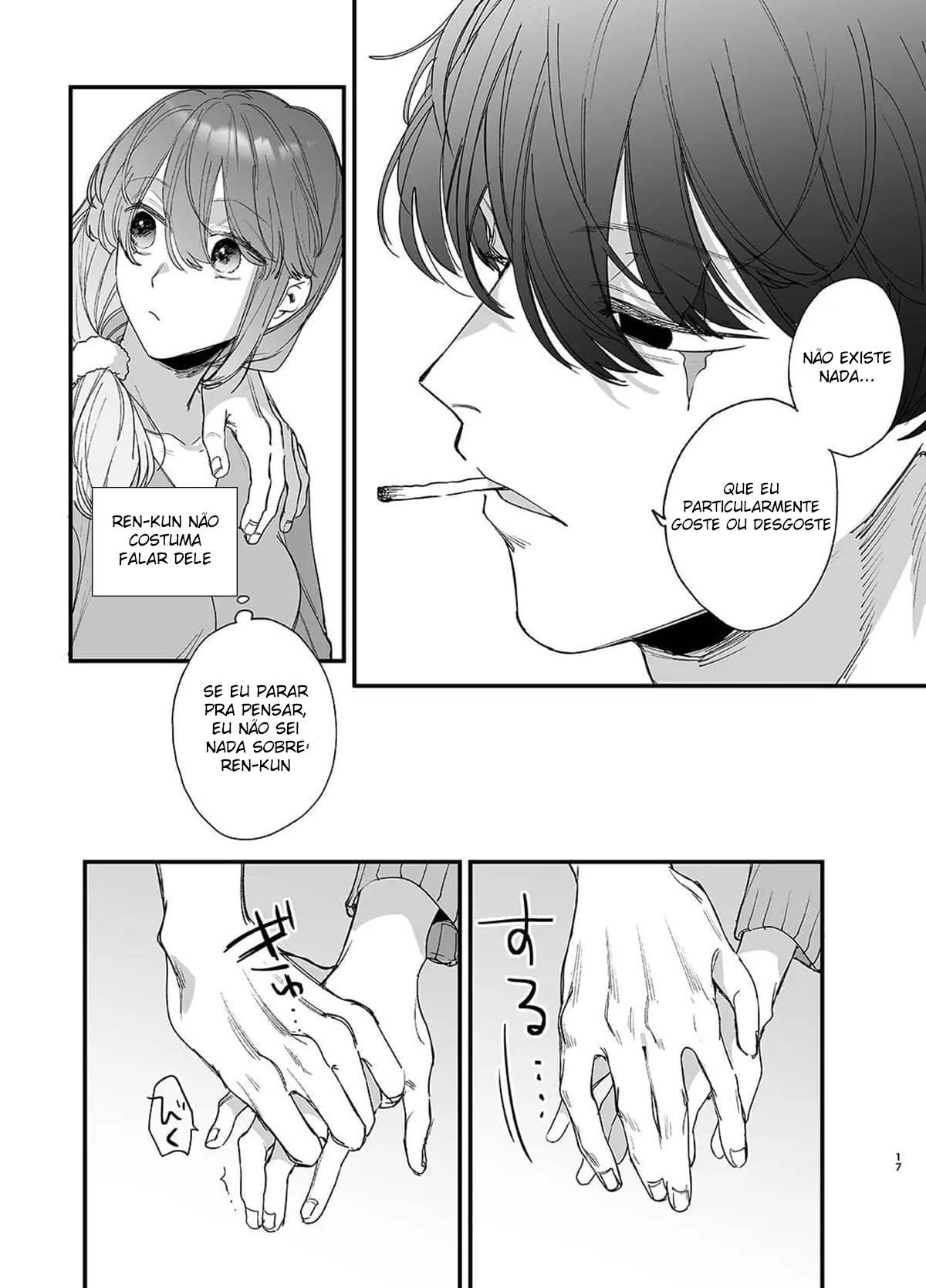 Até Que o Exorcista de Merda Ren-kun, me Conquistou Com Seu Abraço. — página 17