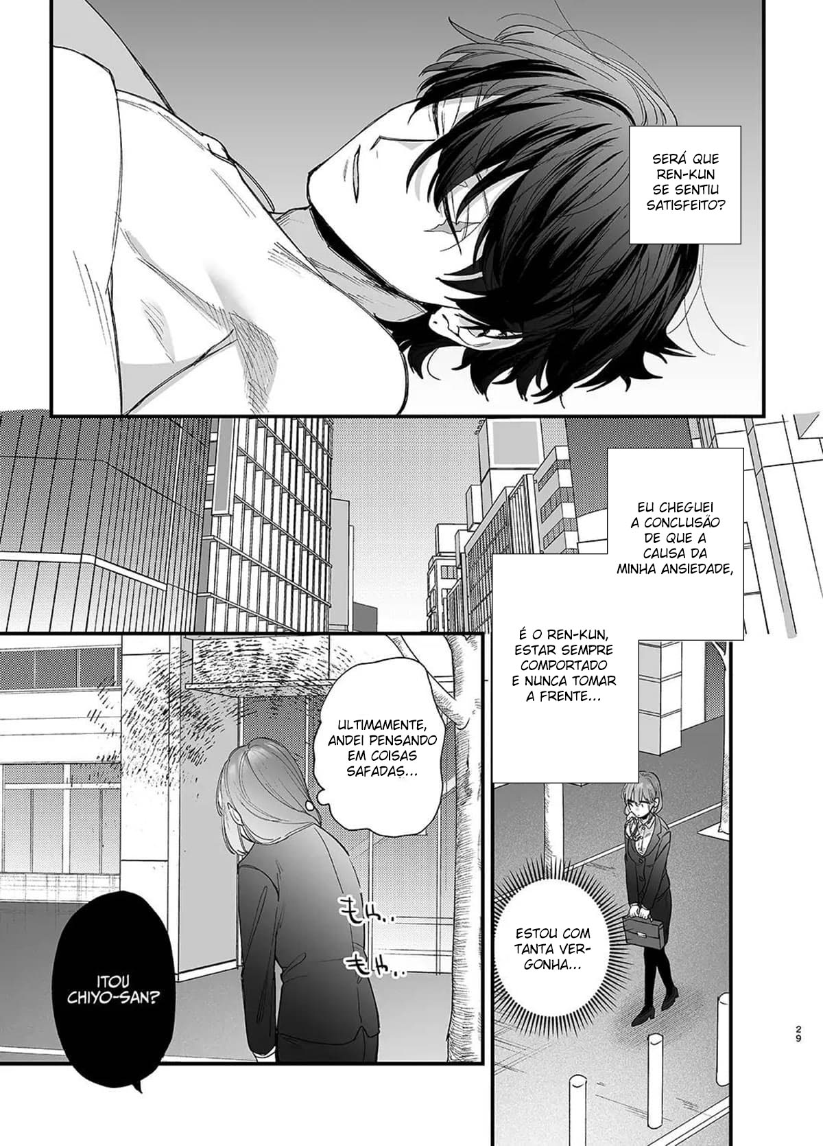 Até Que o Exorcista de Merda Ren-kun, me Conquistou Com Seu Abraço. — página 29