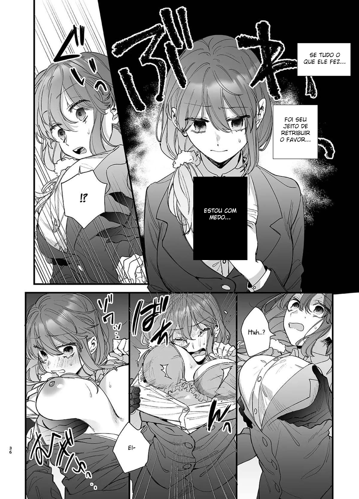 Até Que o Exorcista de Merda Ren-kun, me Conquistou Com Seu Abraço. — página 36