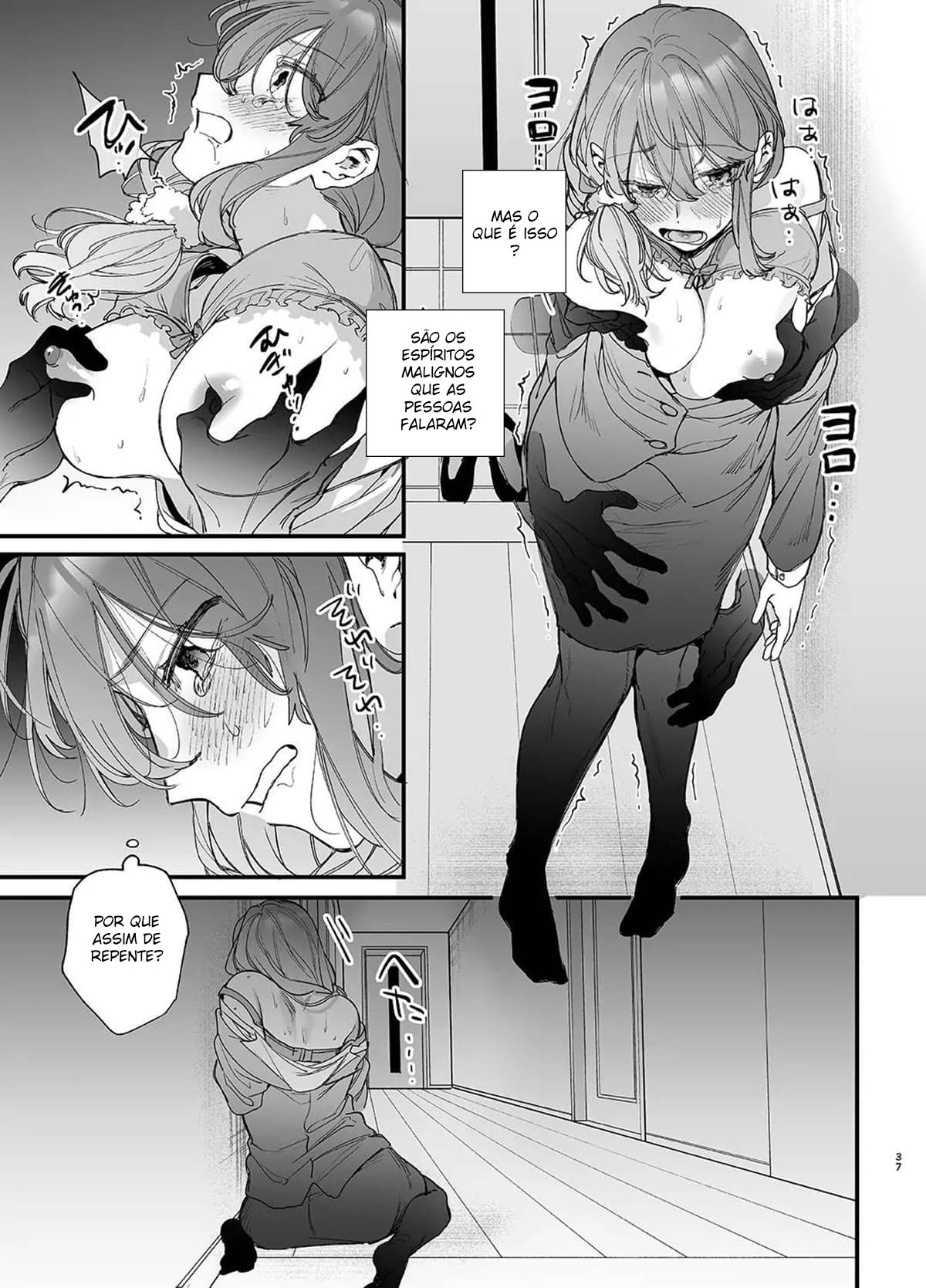 Até Que o Exorcista de Merda Ren-kun, me Conquistou Com Seu Abraço. — página 37