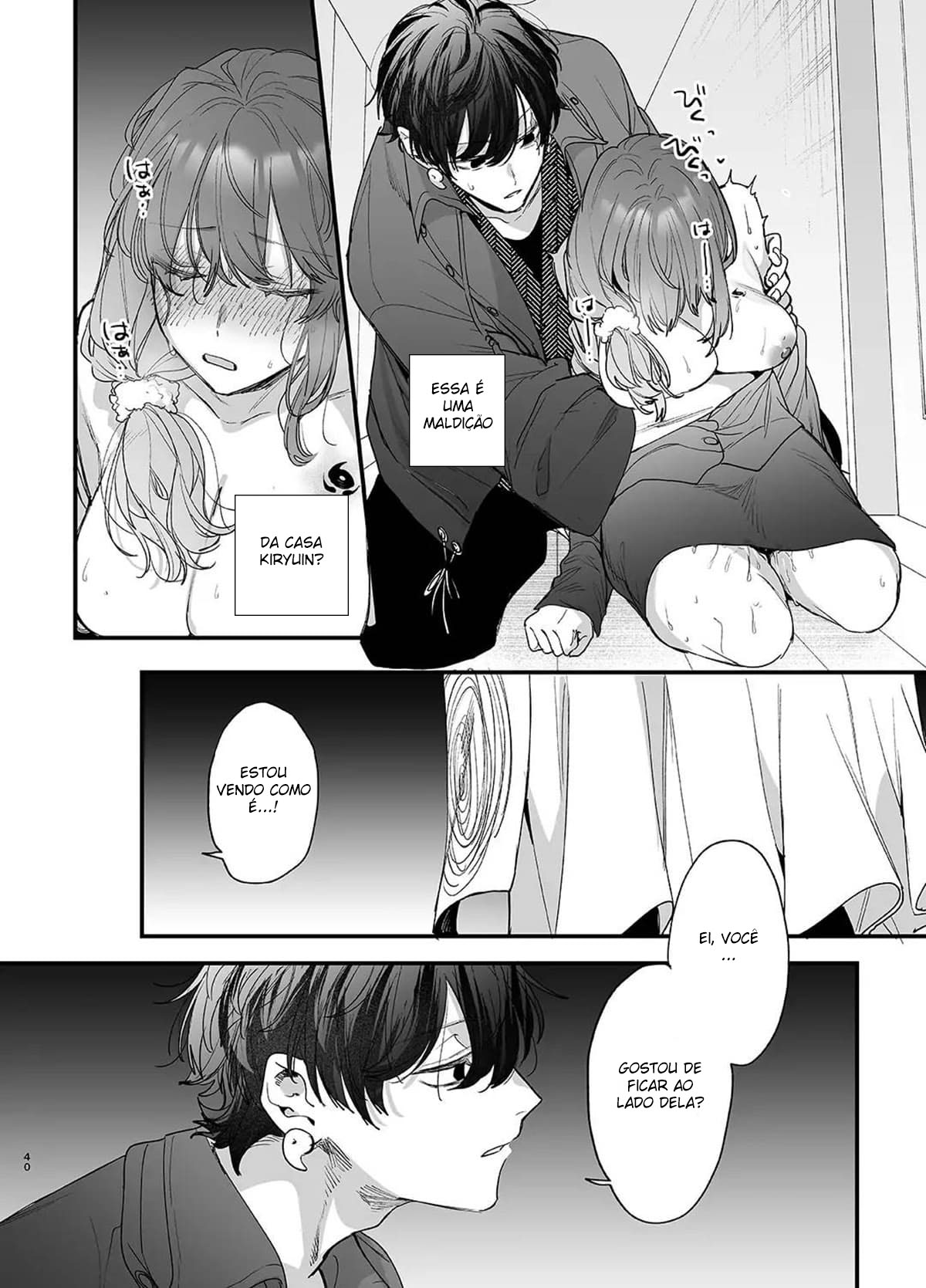 Até Que o Exorcista de Merda Ren-kun, me Conquistou Com Seu Abraço. — página 40