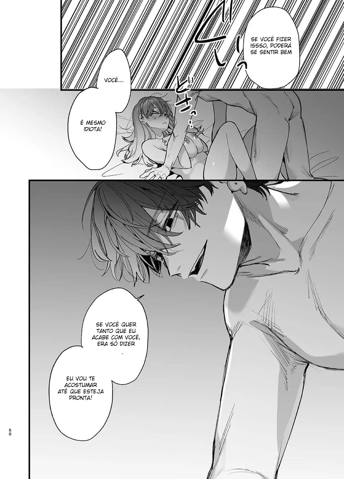 Até Que o Exorcista de Merda Ren-kun, me Conquistou Com Seu Abraço. — página 50