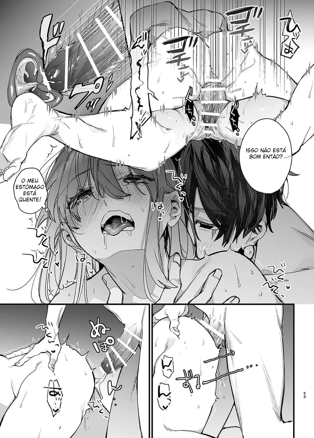 Até Que o Exorcista de Merda Ren-kun, me Conquistou Com Seu Abraço. — página 59