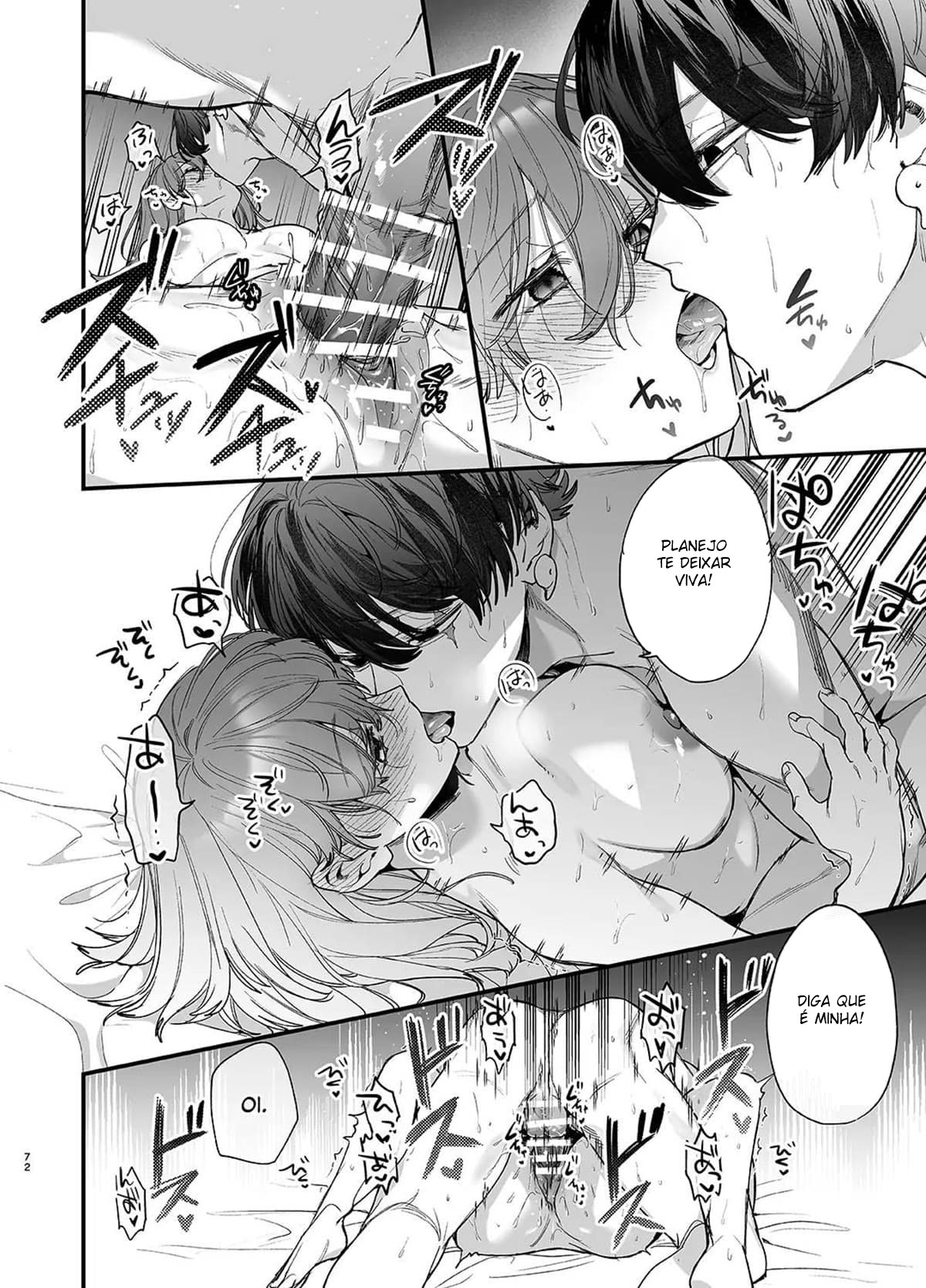 Até Que o Exorcista de Merda Ren-kun, me Conquistou Com Seu Abraço. — página 72