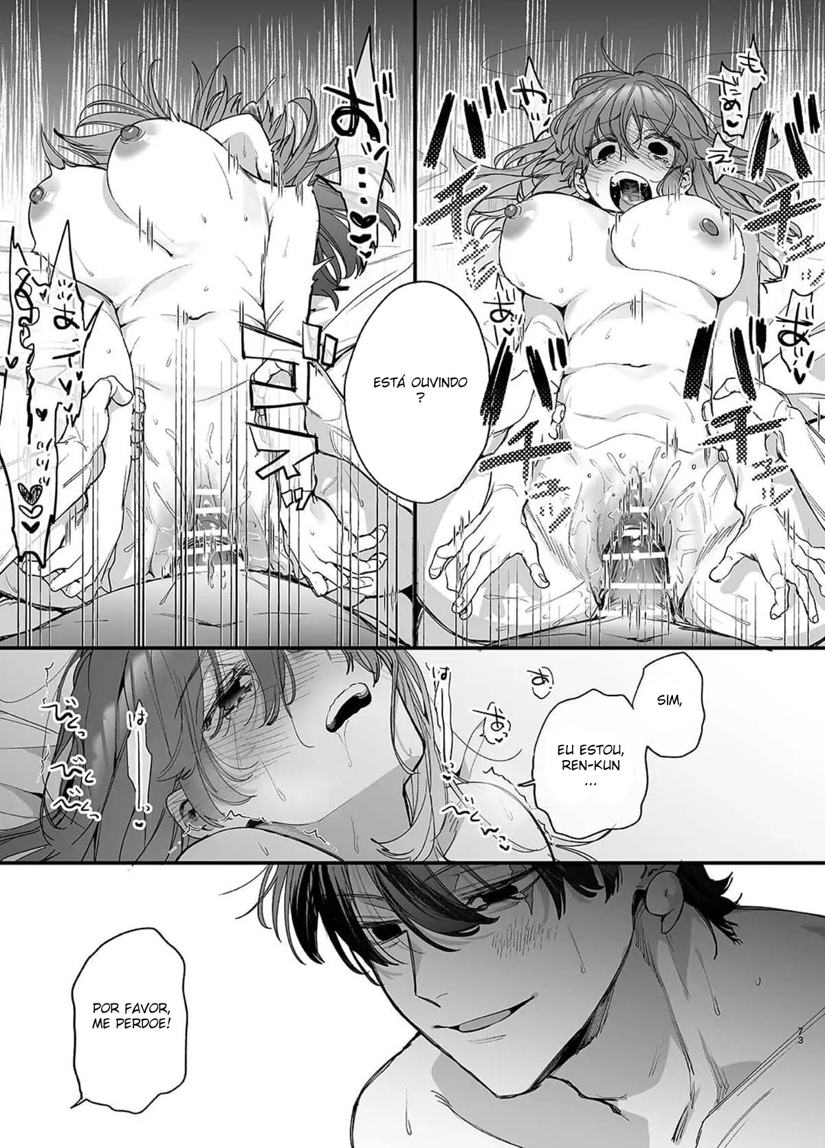 Até Que o Exorcista de Merda Ren-kun, me Conquistou Com Seu Abraço. — página 73