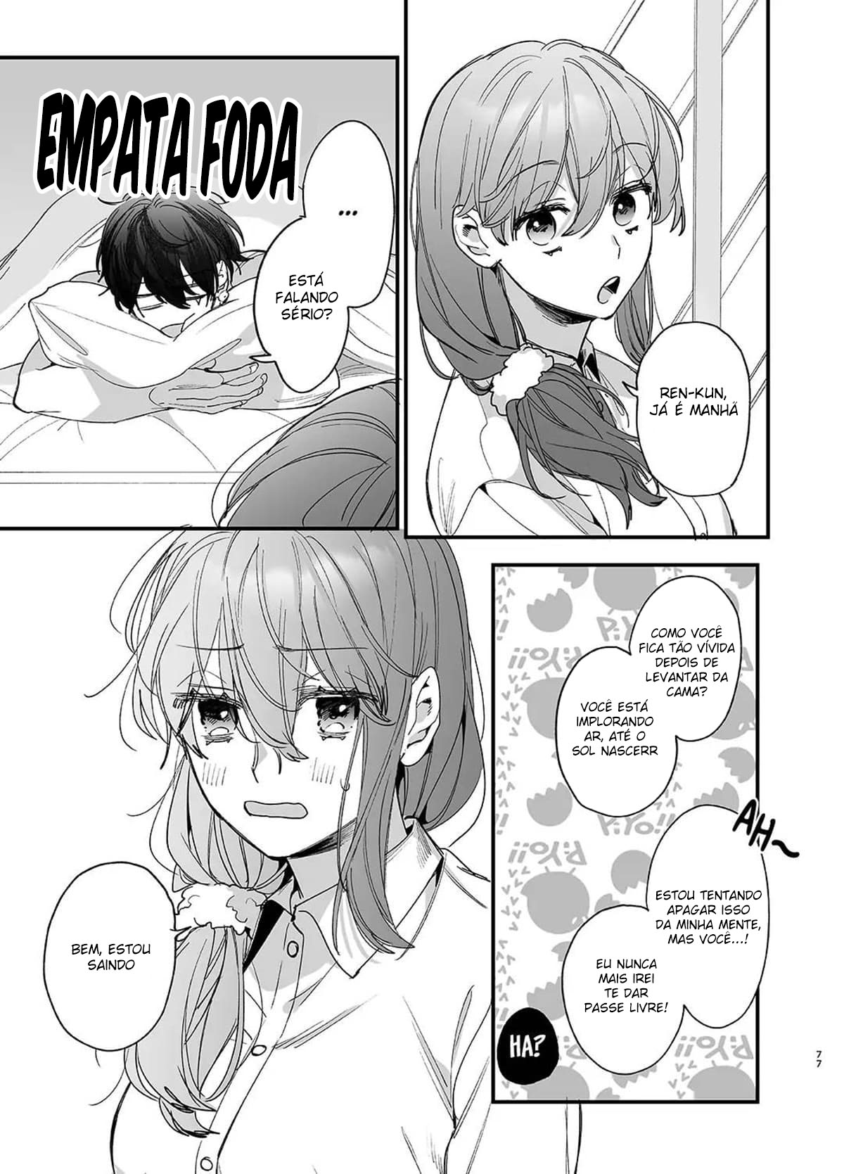 Até Que o Exorcista de Merda Ren-kun, me Conquistou Com Seu Abraço. — página 77