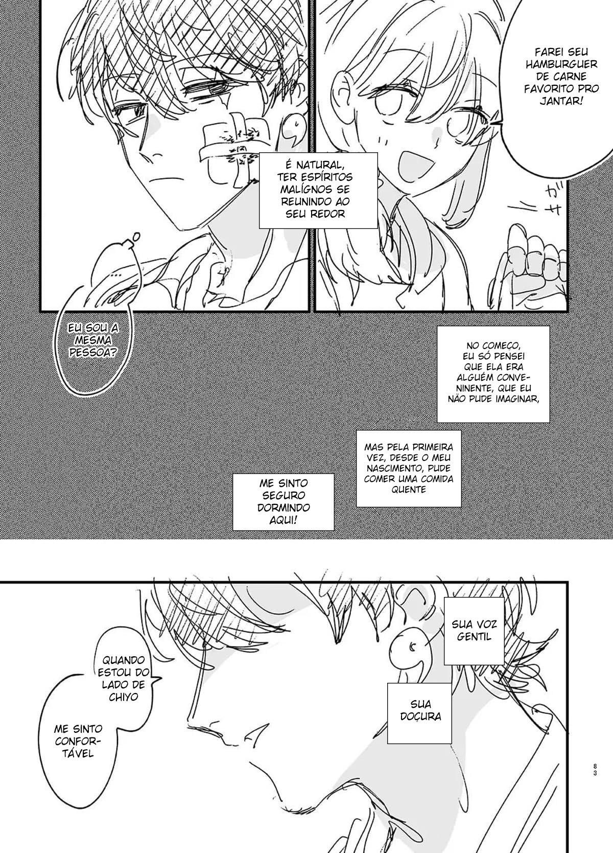 Até Que o Exorcista de Merda Ren-kun, me Conquistou Com Seu Abraço. — página 83
