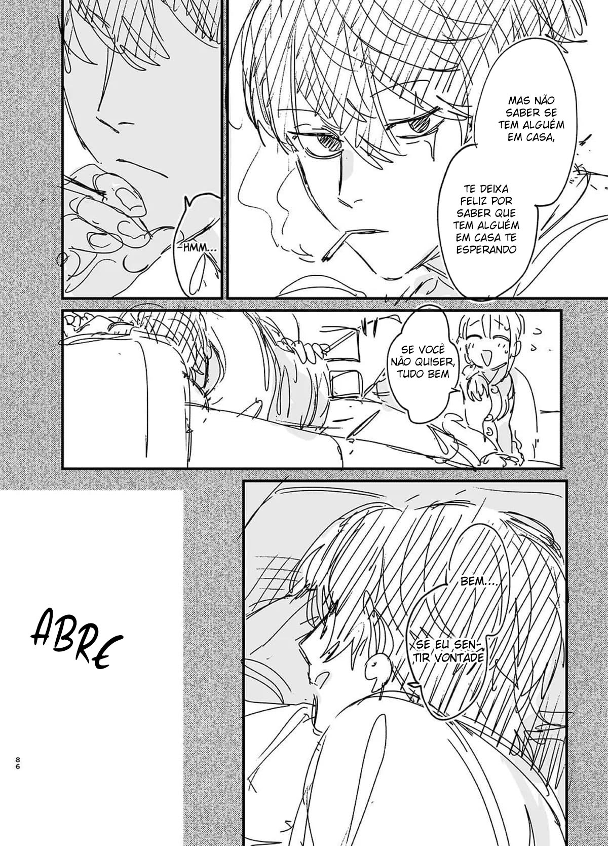 Até Que o Exorcista de Merda Ren-kun, me Conquistou Com Seu Abraço. — página 86