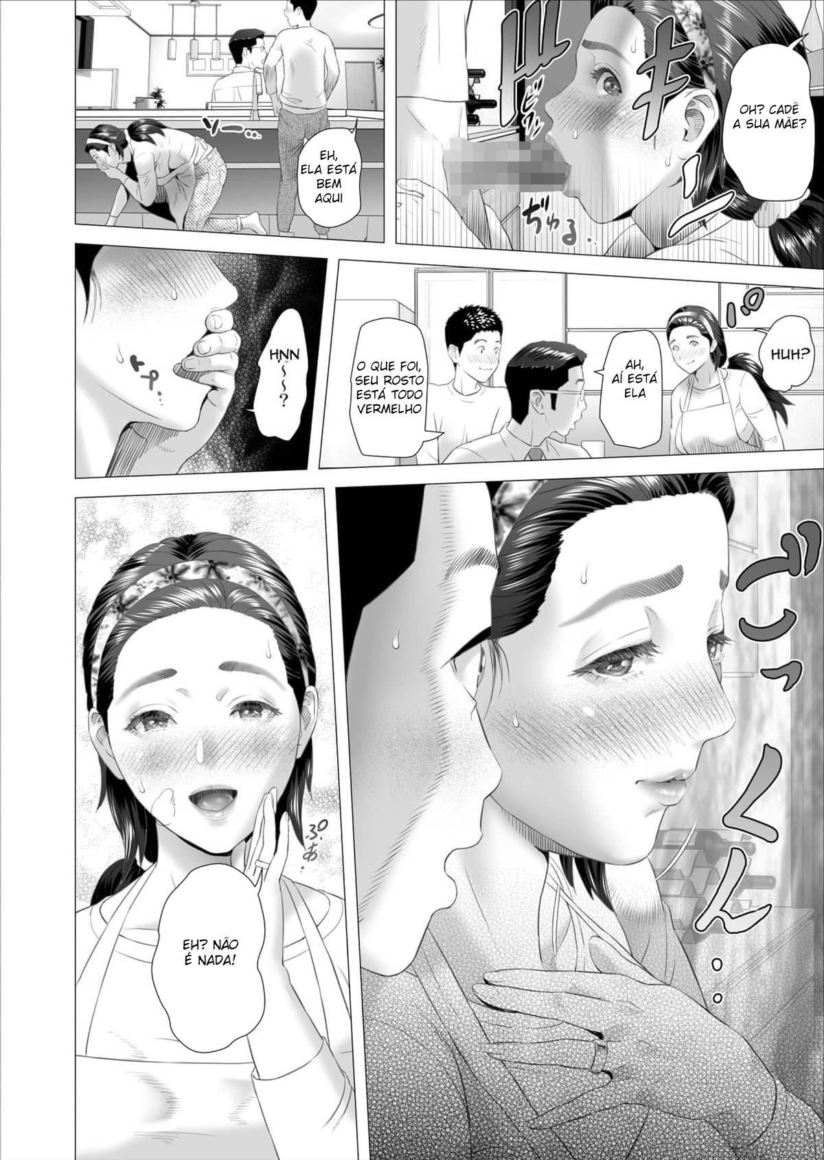 Sedução da Vizinhança ~Filho Fazendo Amor Com Sua Mãe Atrás de Seu Marido~ — página 26