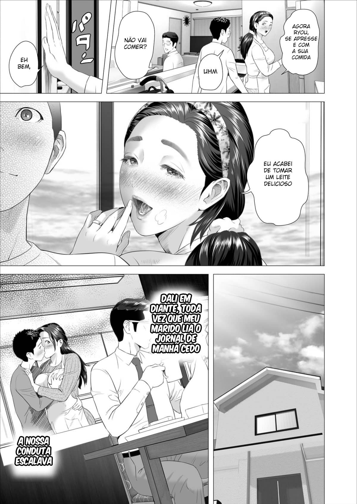 Sedução da Vizinhança ~Filho Fazendo Amor Com Sua Mãe Atrás de Seu Marido~ — página 27