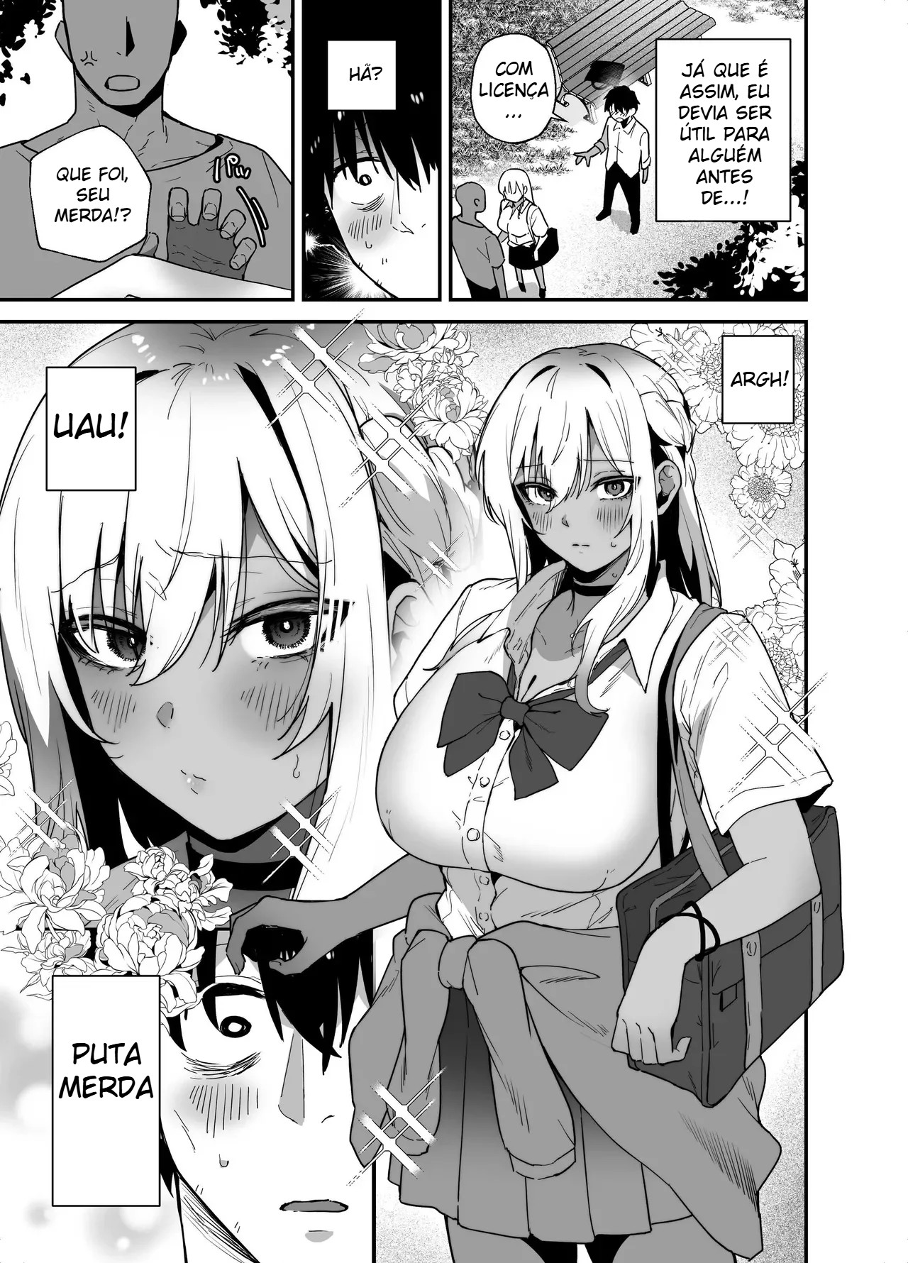 Retribuição da Gyaru: O Trabalhador Que Salvou Uma Gyaru Peituda de Um Rebelde E Acabou Tendo Um Romance Puro Com Ela — página 4
