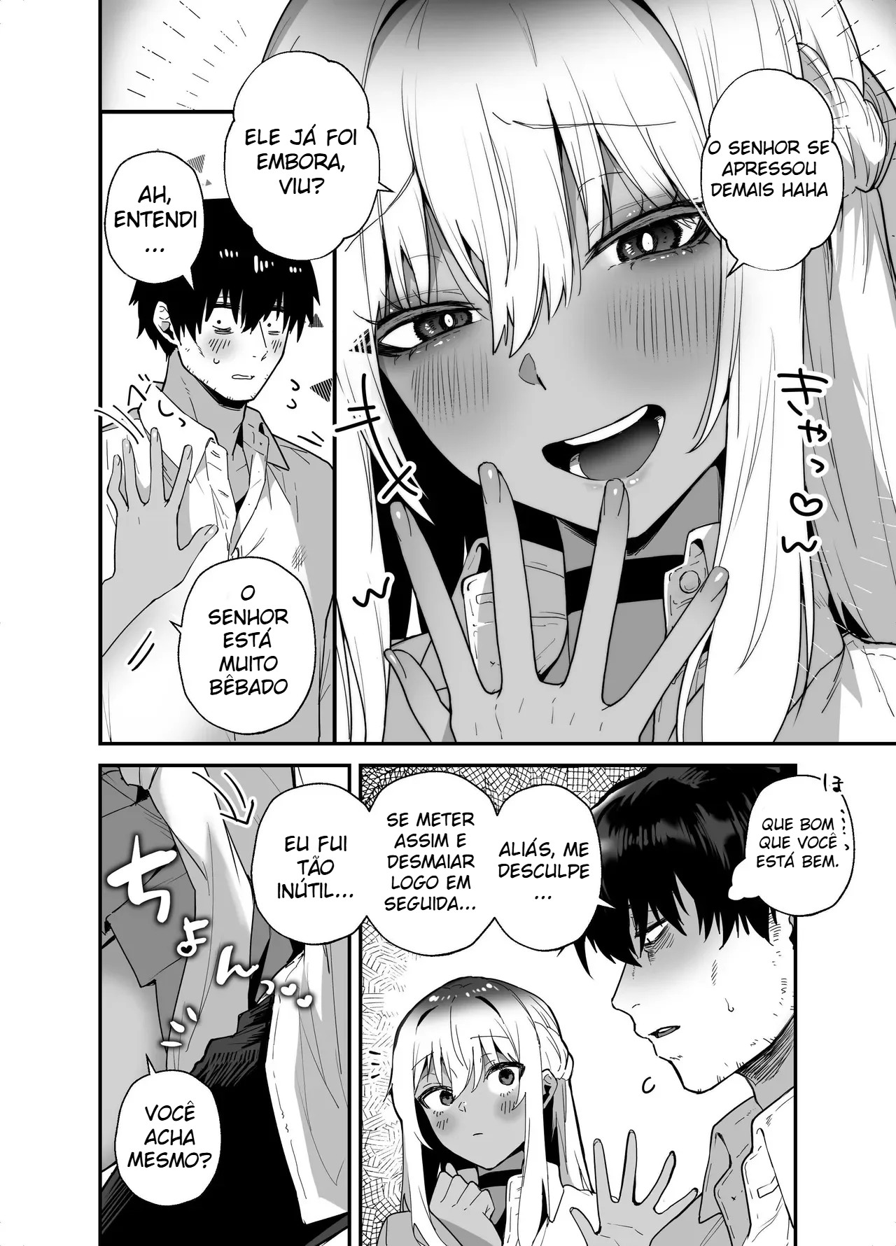 Retribuição da Gyaru: O Trabalhador Que Salvou Uma Gyaru Peituda de Um Rebelde E Acabou Tendo Um Romance Puro Com Ela — página 9