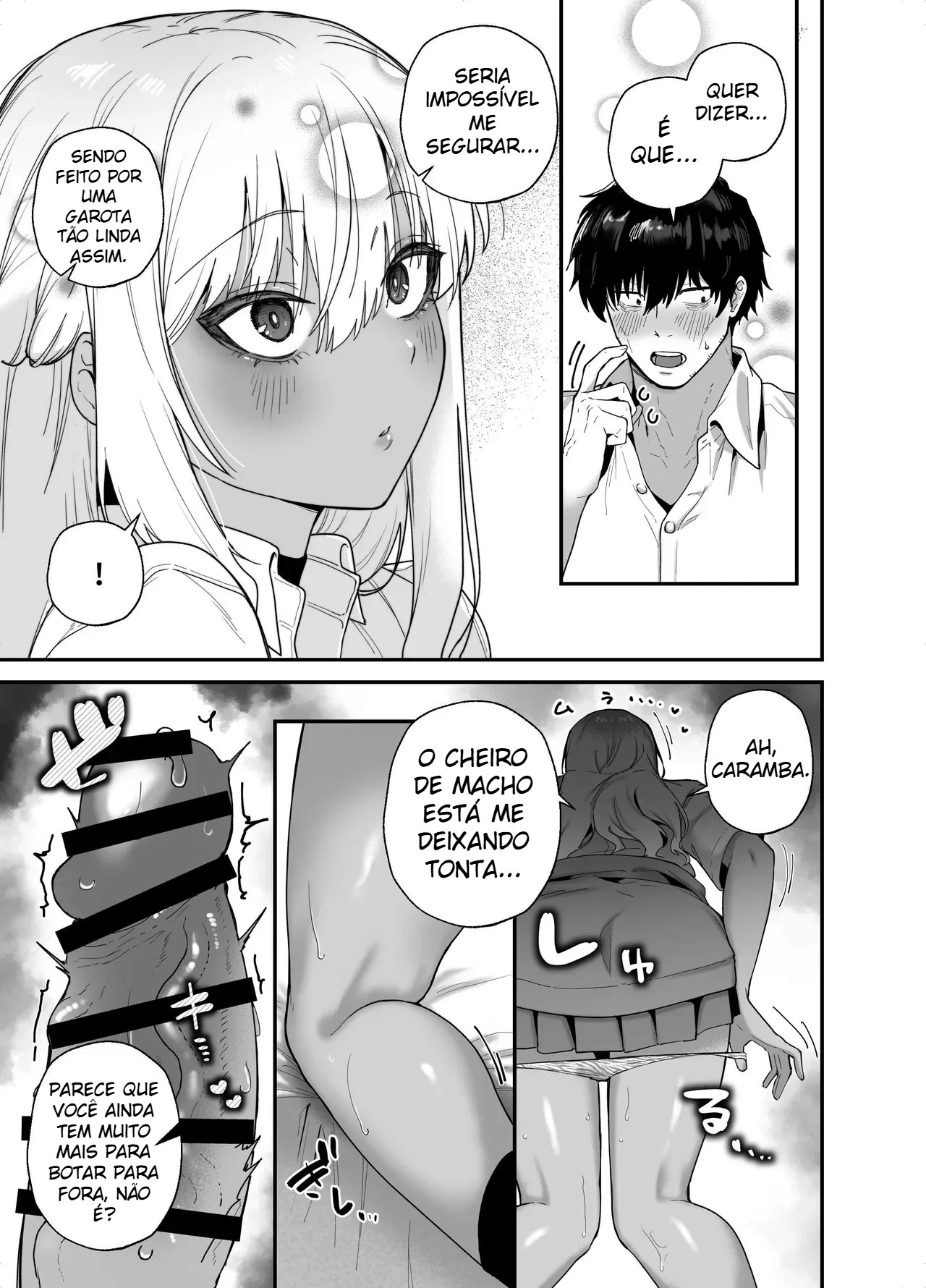 Retribuição da Gyaru: O Trabalhador Que Salvou Uma Gyaru Peituda de Um Rebelde E Acabou Tendo Um Romance Puro Com Ela — página 28