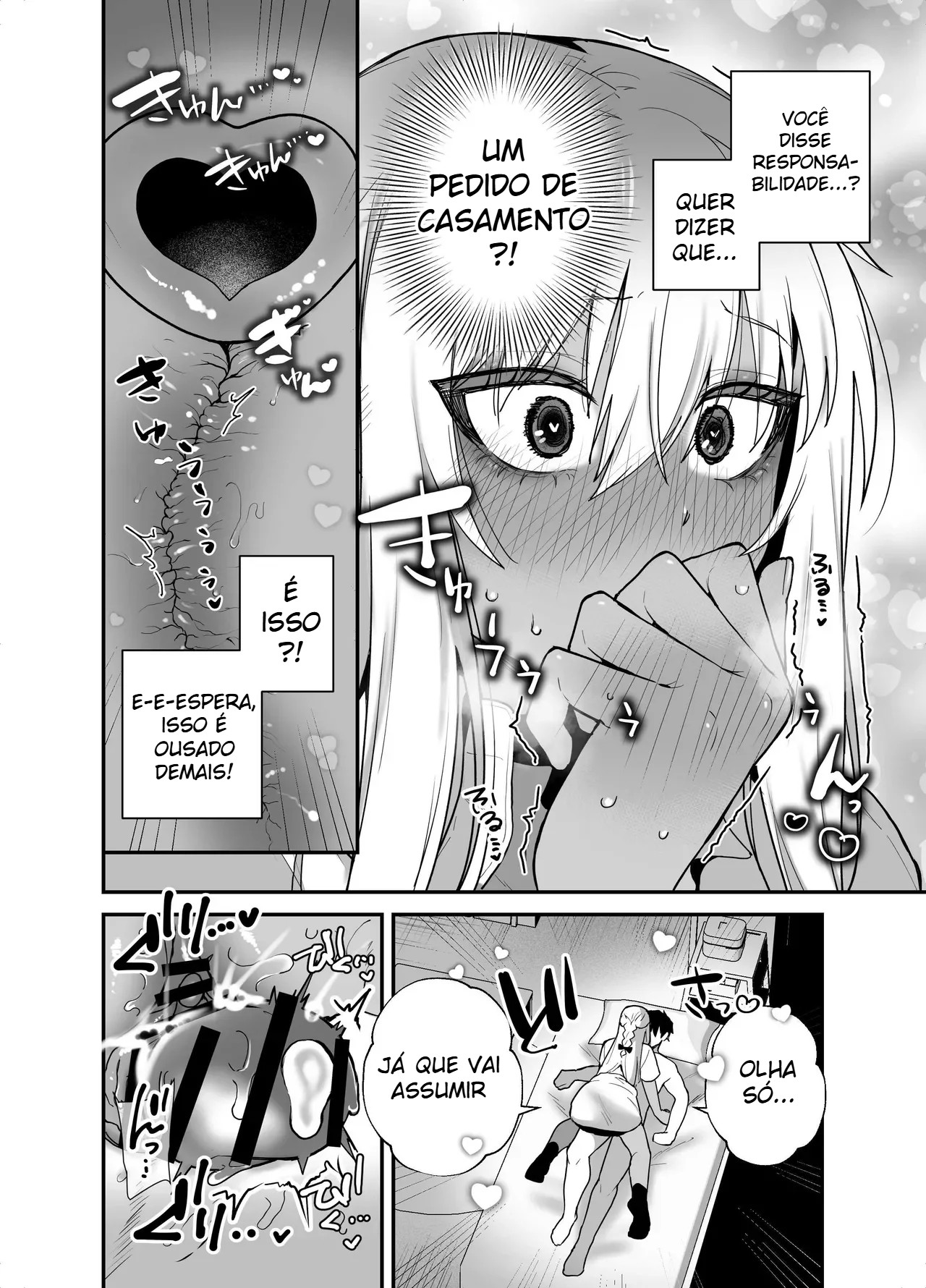 Retribuição da Gyaru: O Trabalhador Que Salvou Uma Gyaru Peituda de Um Rebelde E Acabou Tendo Um Romance Puro Com Ela — página 41